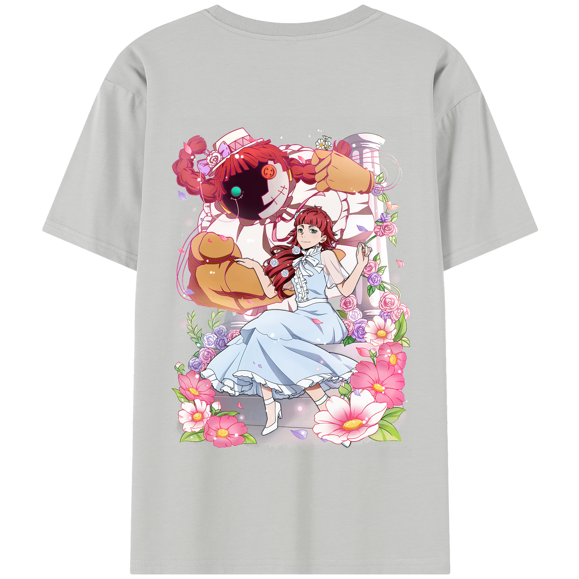 （画像用） 文豪ストレイドッグス Bungo Stray Dogs 綿100％半袖Tシャツ（背面プリント）