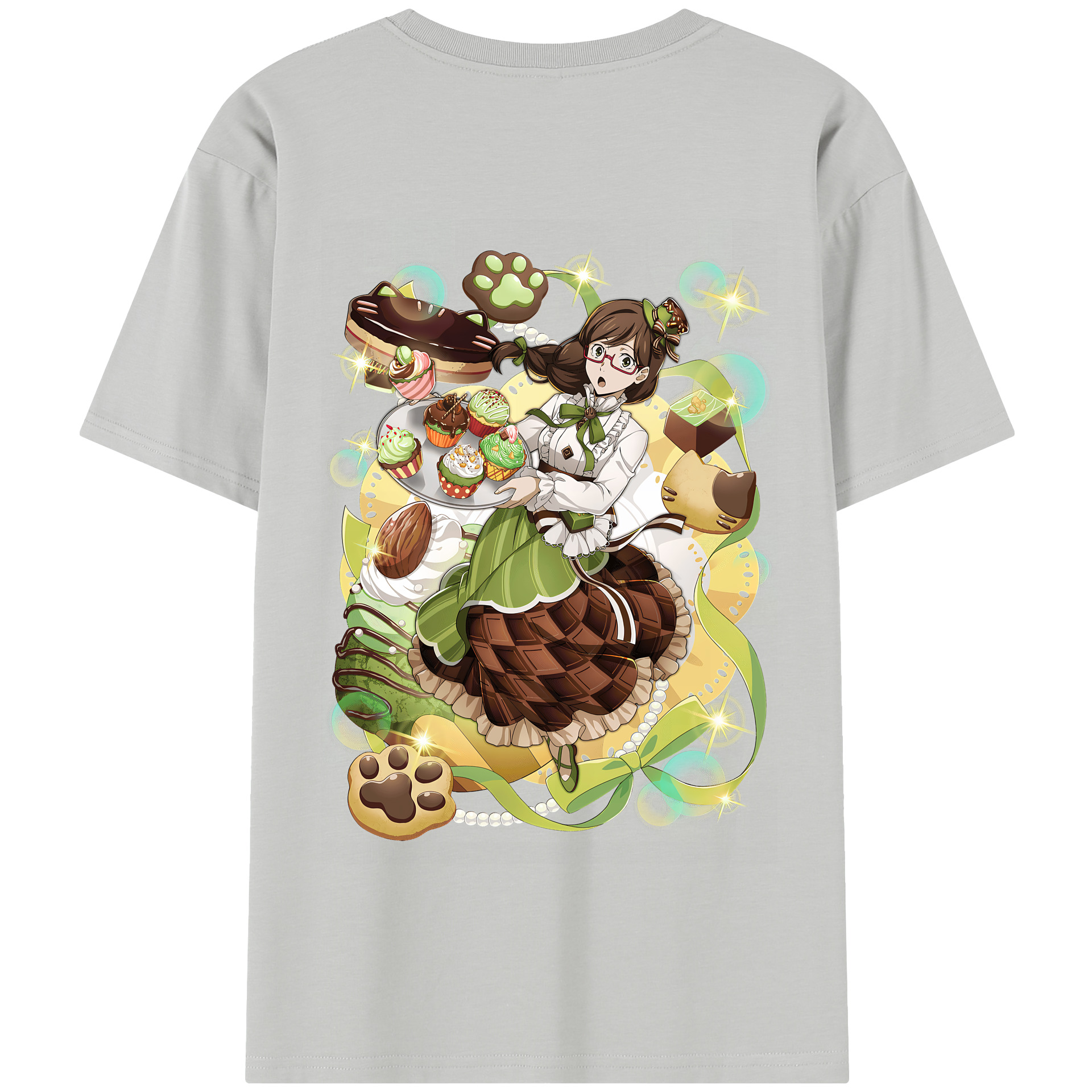 （画像用） 文豪ストレイドッグス Bungo Stray Dogs 綿100％半袖Tシャツ（背面プリント）