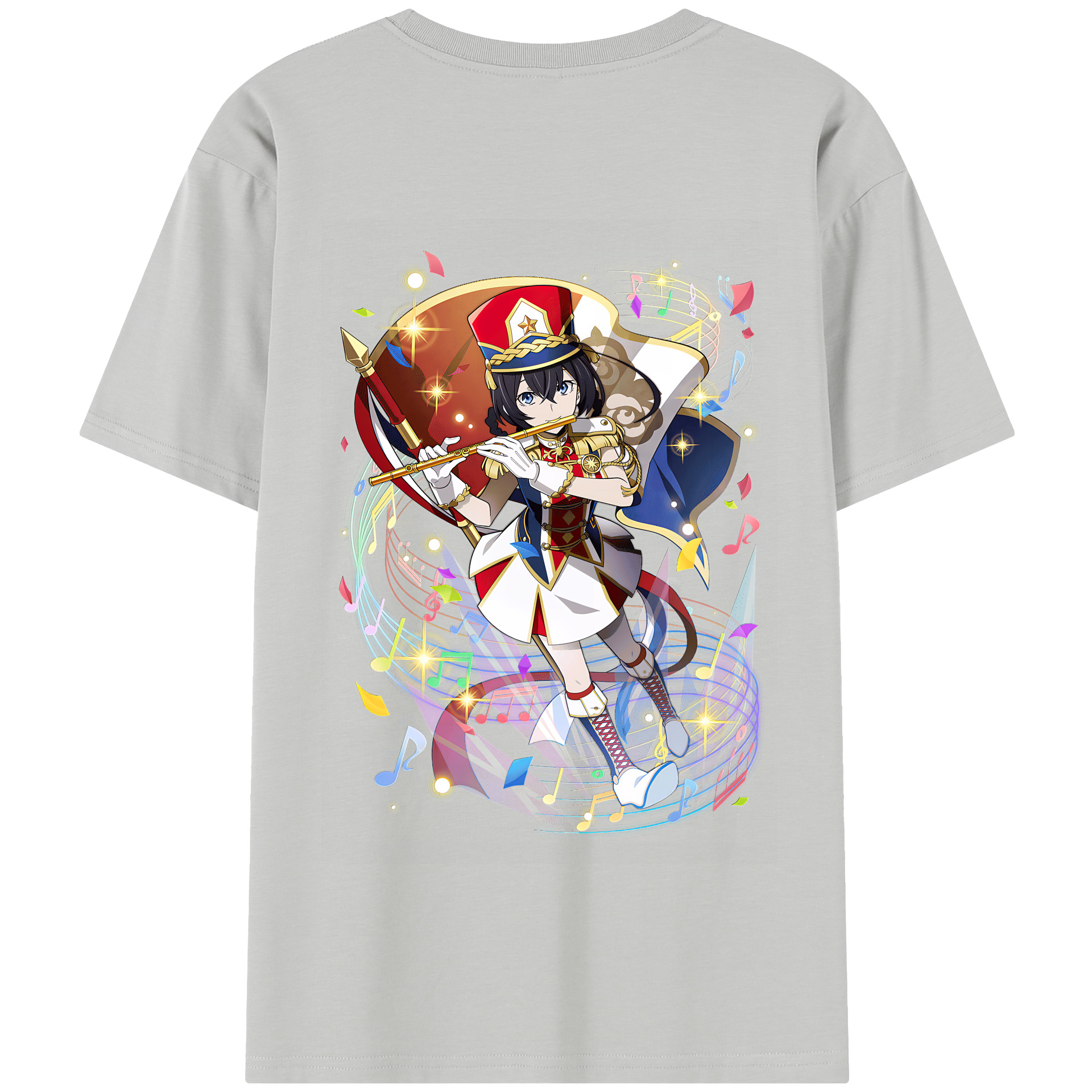 （画像用） 文豪ストレイドッグス Bungo Stray Dogs 綿100％半袖Tシャツ（背面プリント）