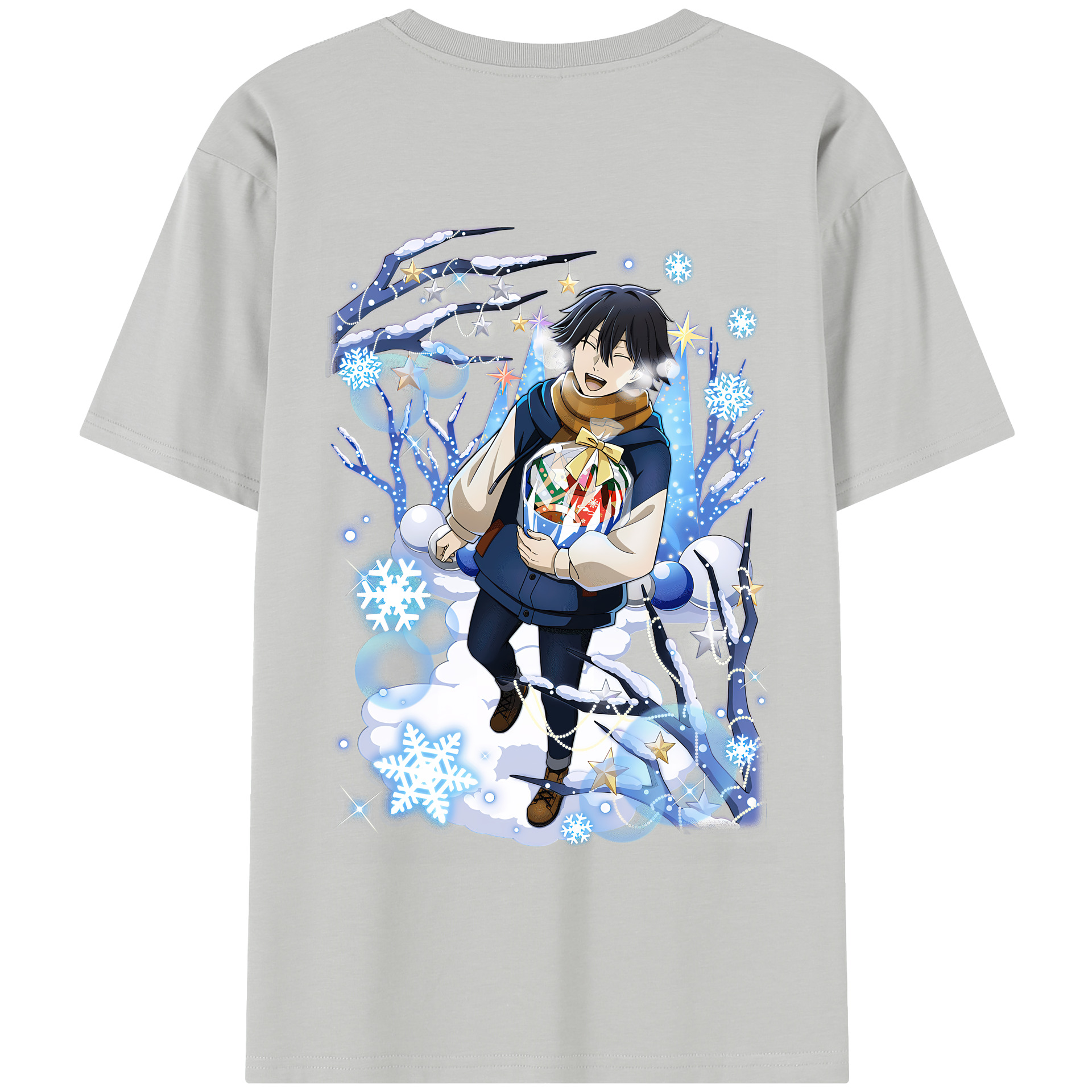 （画像用） 文豪ストレイドッグス Bungo Stray Dogs 綿100％半袖Tシャツ（背面プリント）