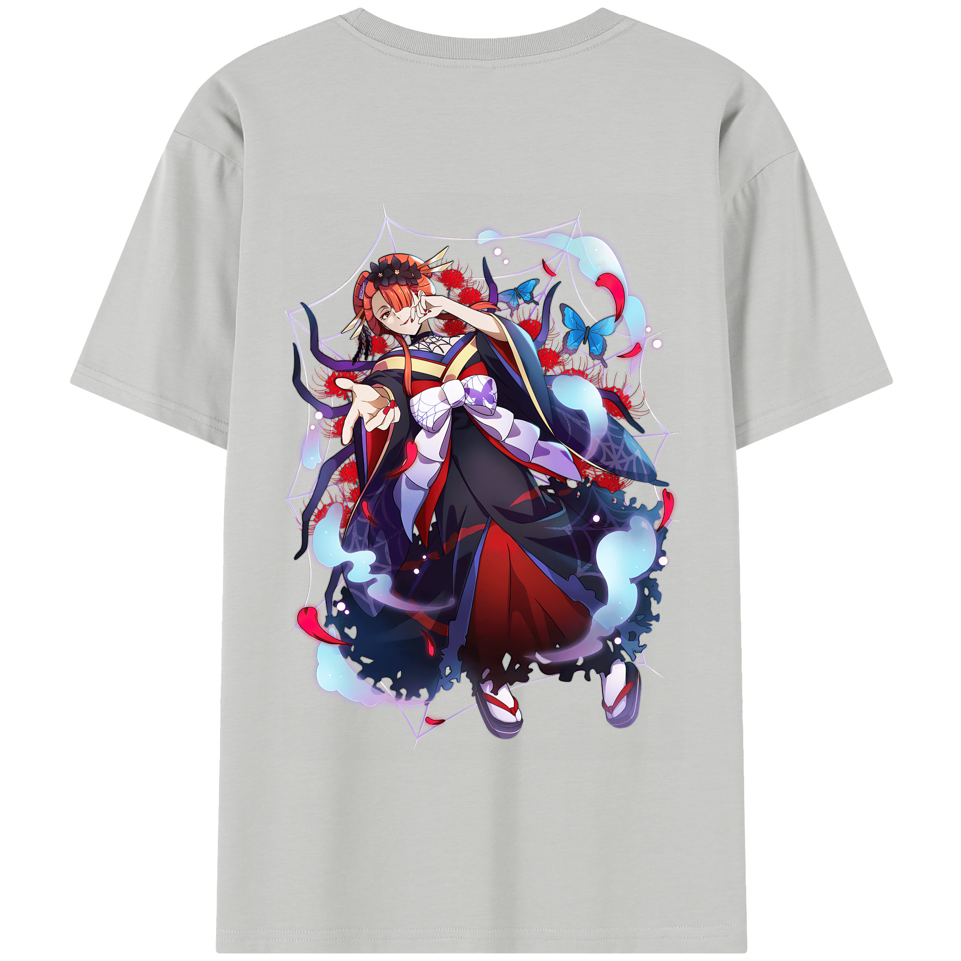 （画像用） 文豪ストレイドッグス Bungo Stray Dogs 綿100％半袖Tシャツ（背面プリント）