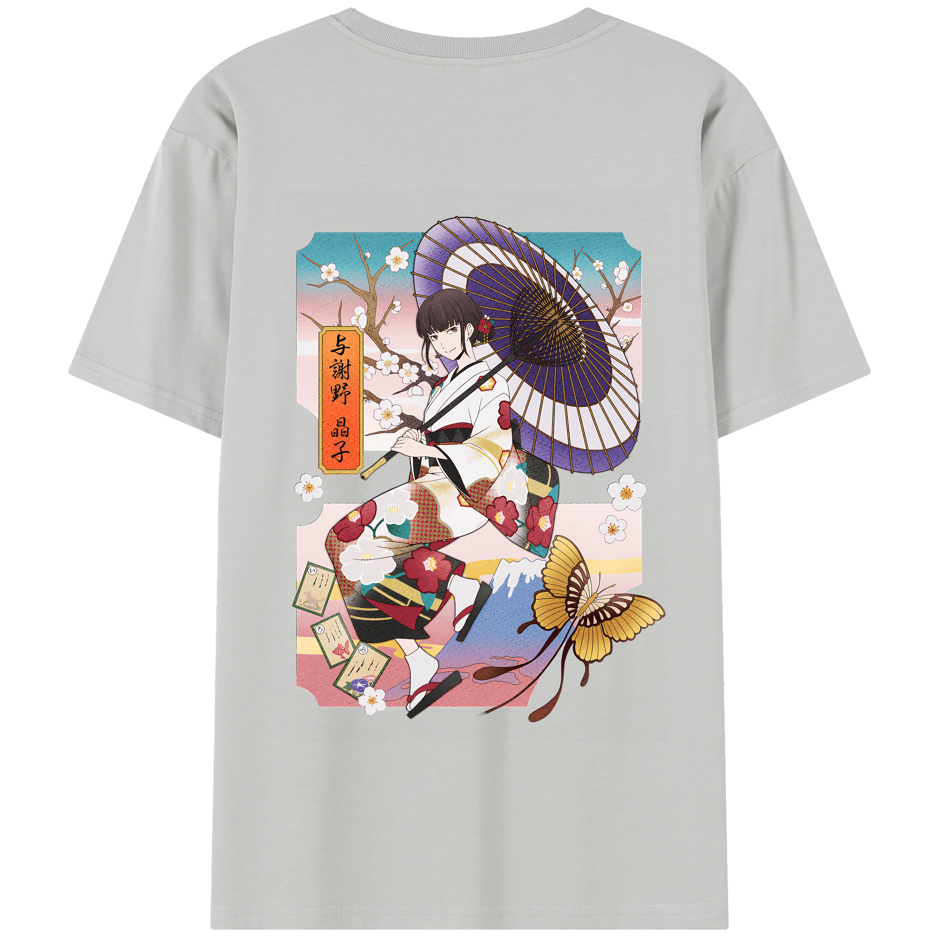 （画像用） 文豪ストレイドッグス Bungo Stray Dogs 綿100％半袖Tシャツ（背面プリント）