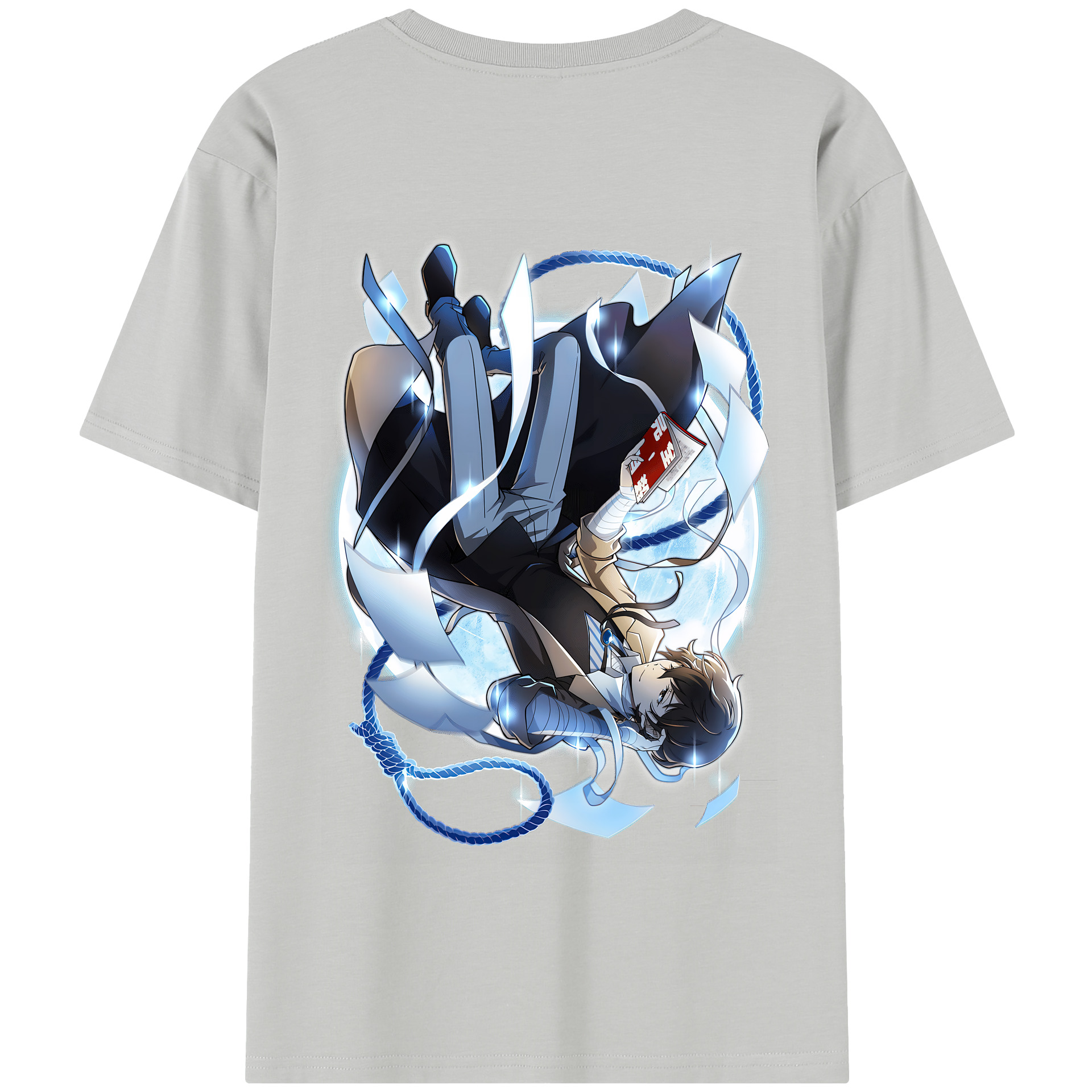 （画像用） 文豪ストレイドッグス Bungo Stray Dogs 綿100％半袖Tシャツ（背面プリント）