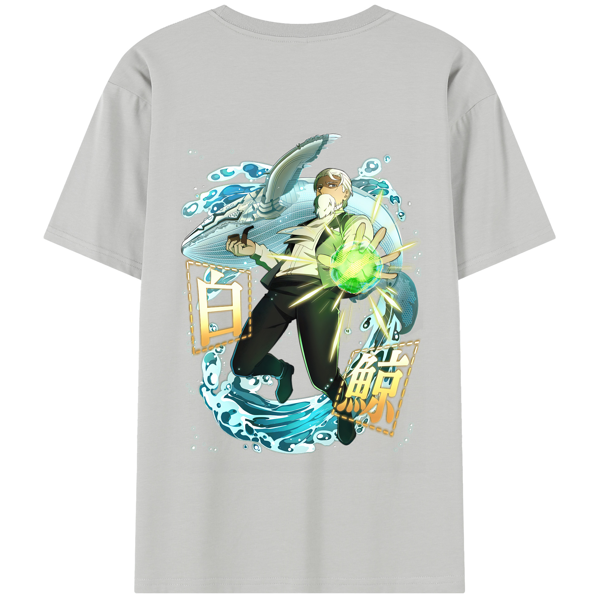 （画像用） 文豪ストレイドッグス Bungo Stray Dogs 綿100％半袖Tシャツ（背面プリント）
