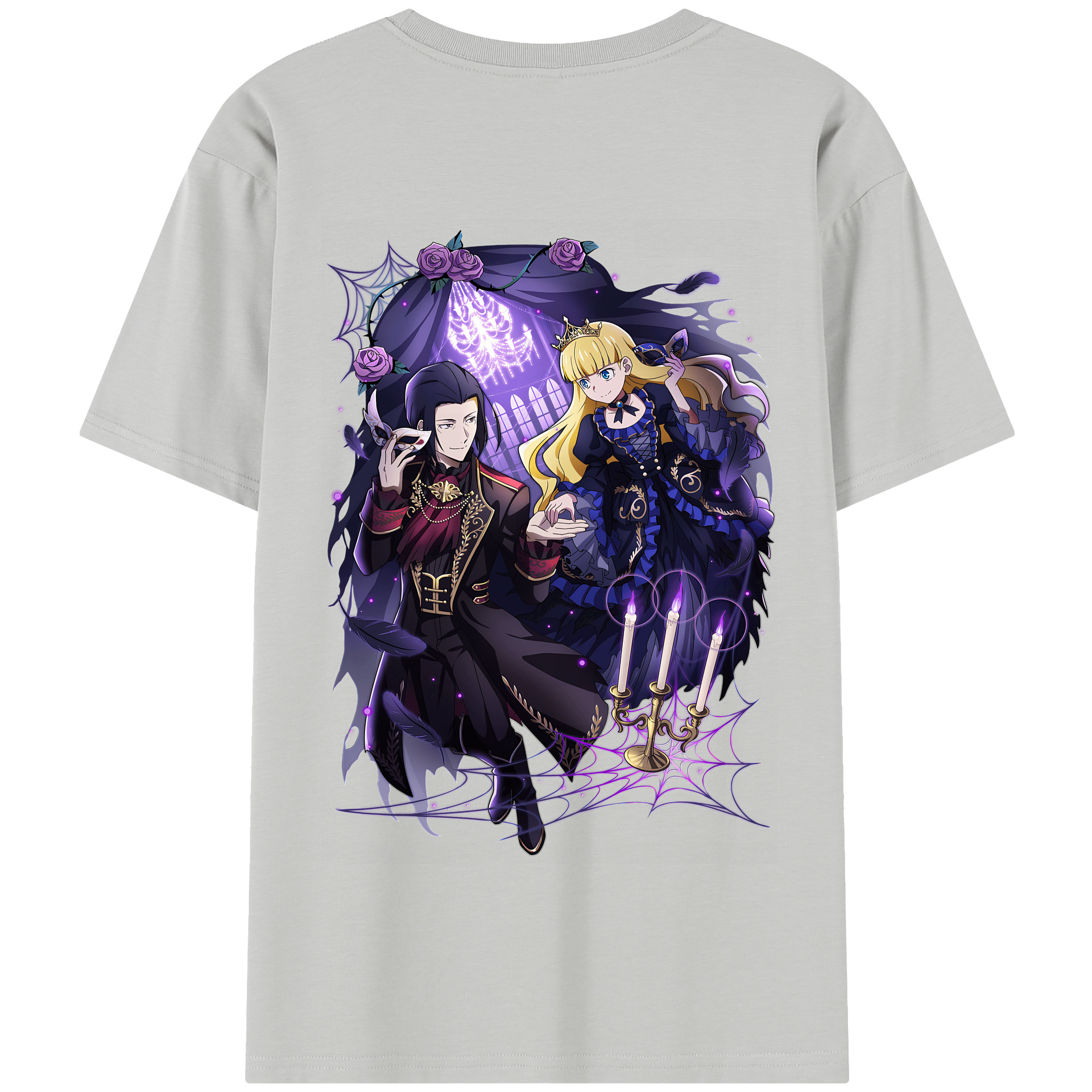 （画像用） 文豪ストレイドッグス Bungo Stray Dogs 綿100％半袖Tシャツ（背面プリント）