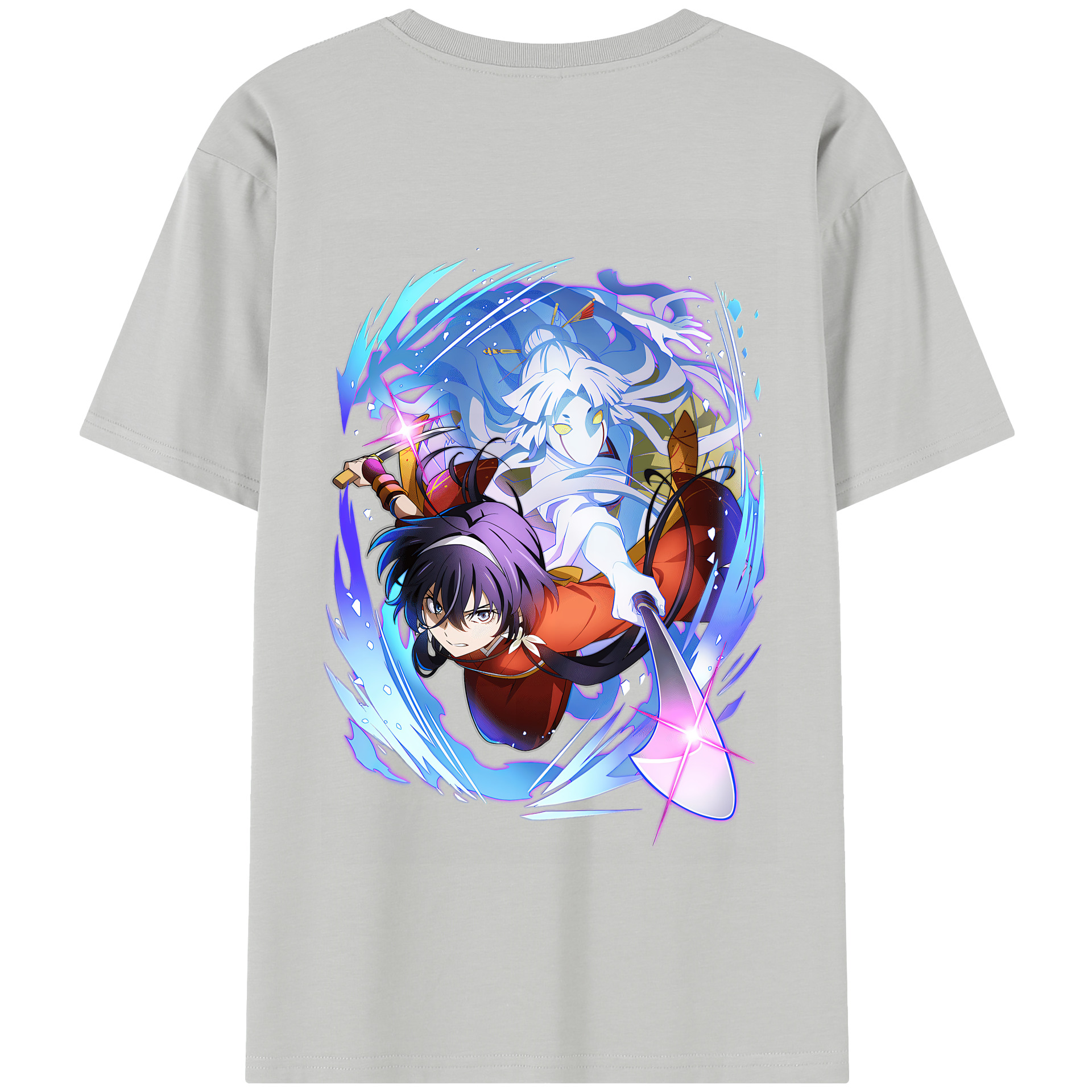 （画像用） 文豪ストレイドッグス Bungo Stray Dogs 綿100％半袖Tシャツ（背面プリント）
