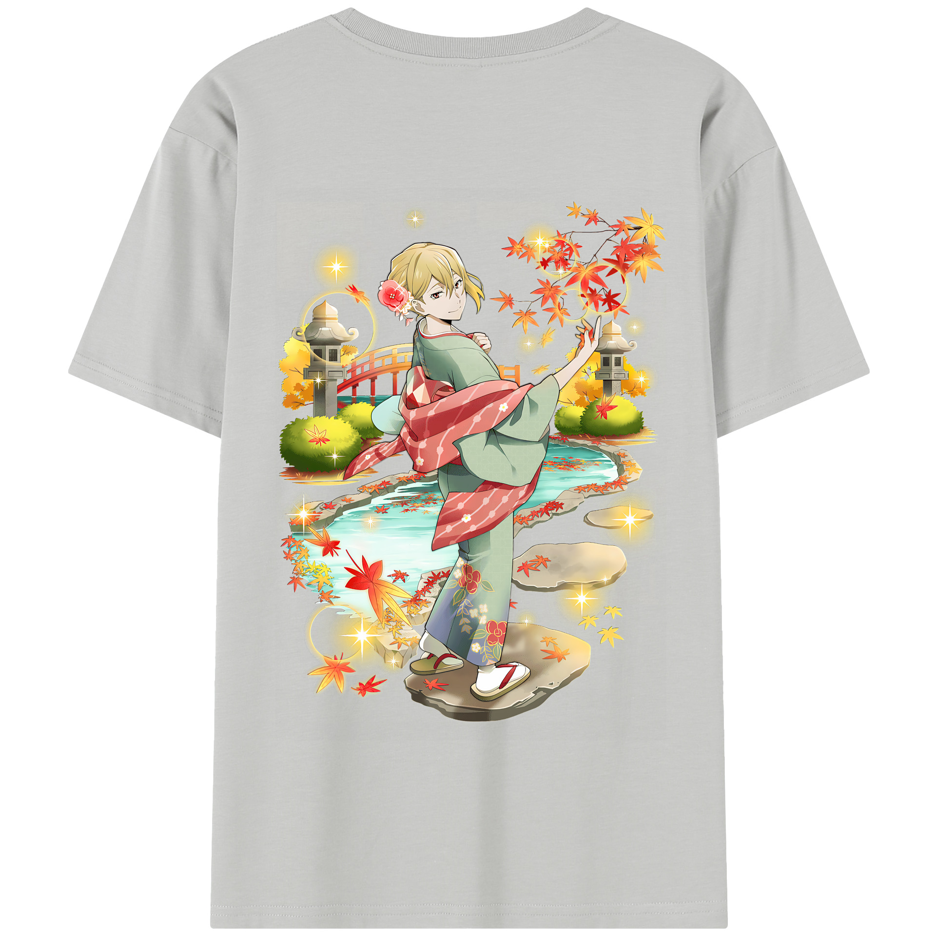 （画像用） 文豪ストレイドッグス Bungo Stray Dogs 綿100％半袖Tシャツ（背面プリント）