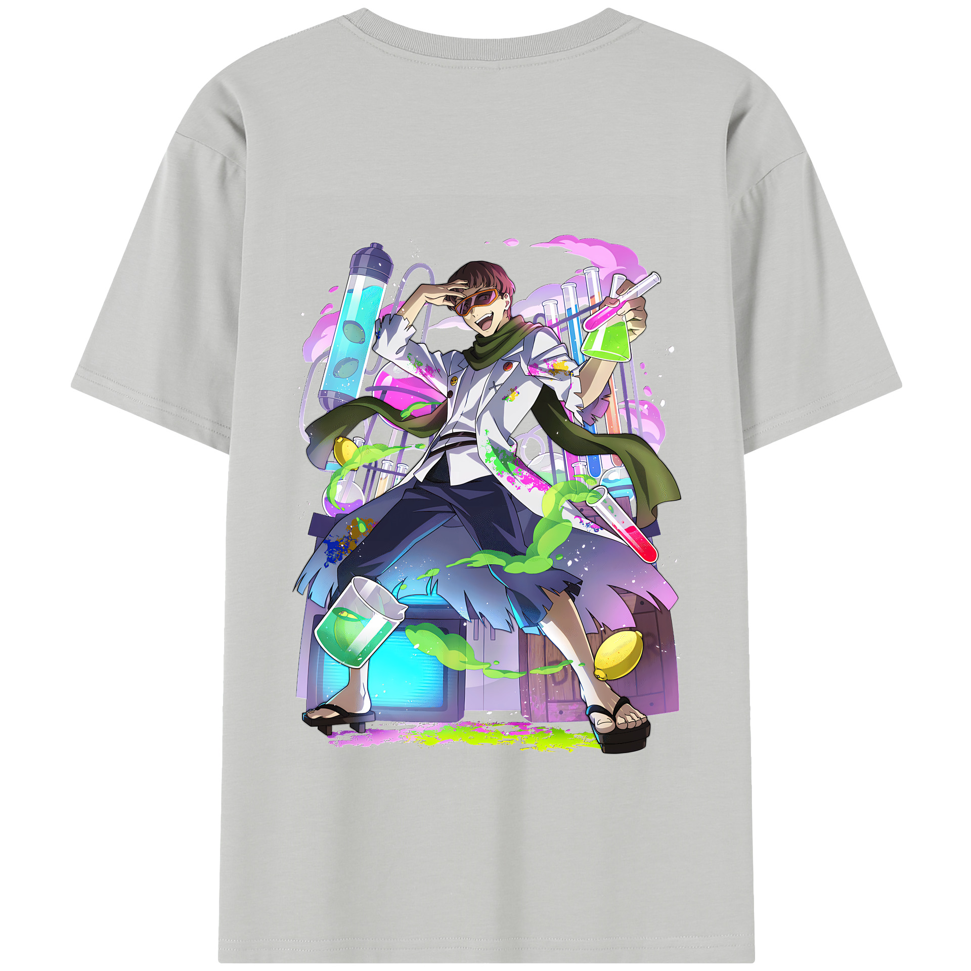 （画像用） 文豪ストレイドッグス Bungo Stray Dogs 綿100％半袖Tシャツ（背面プリント）