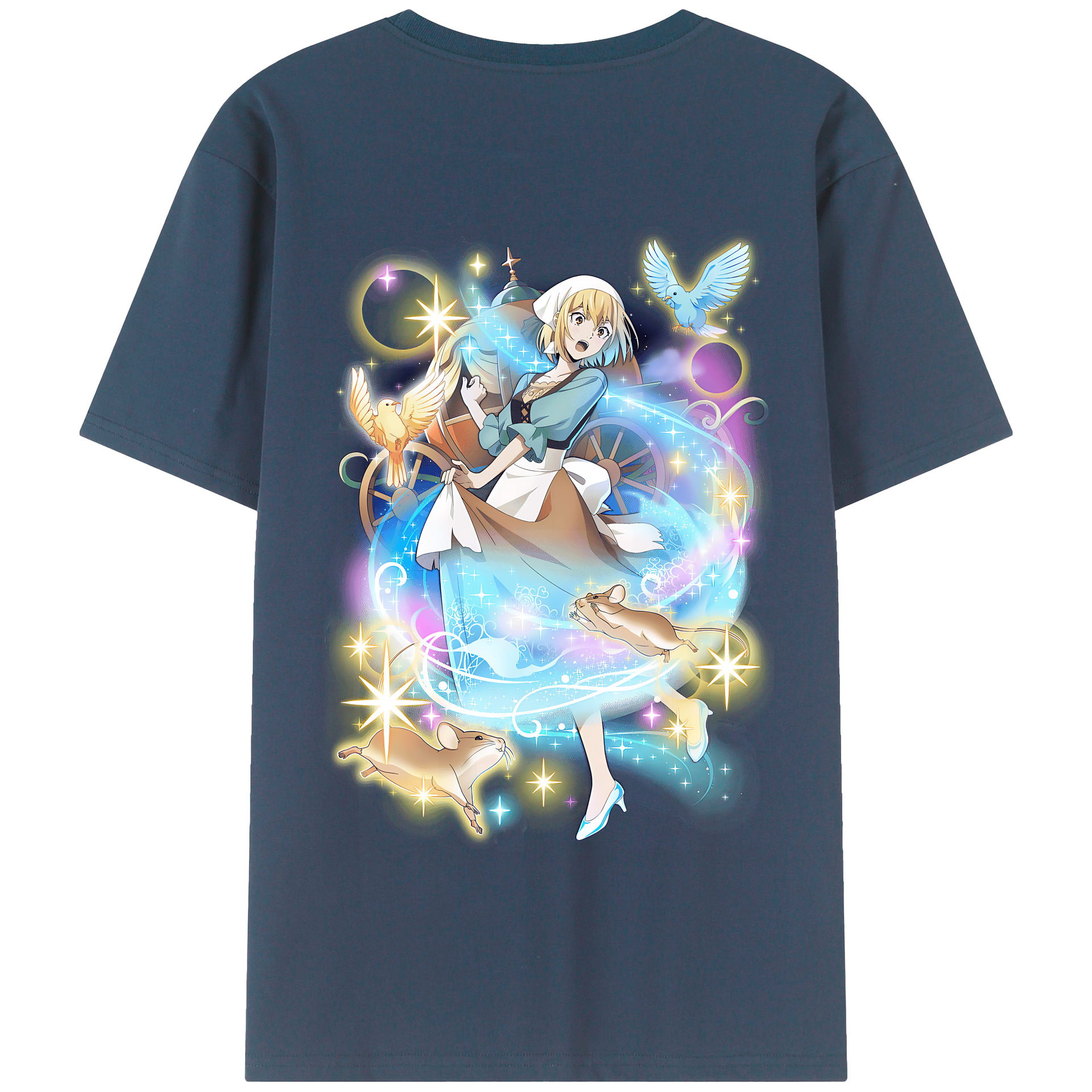 （画像用） 文豪ストレイドッグス Bungo Stray Dogs 綿100％半袖Tシャツ（背面プリント）