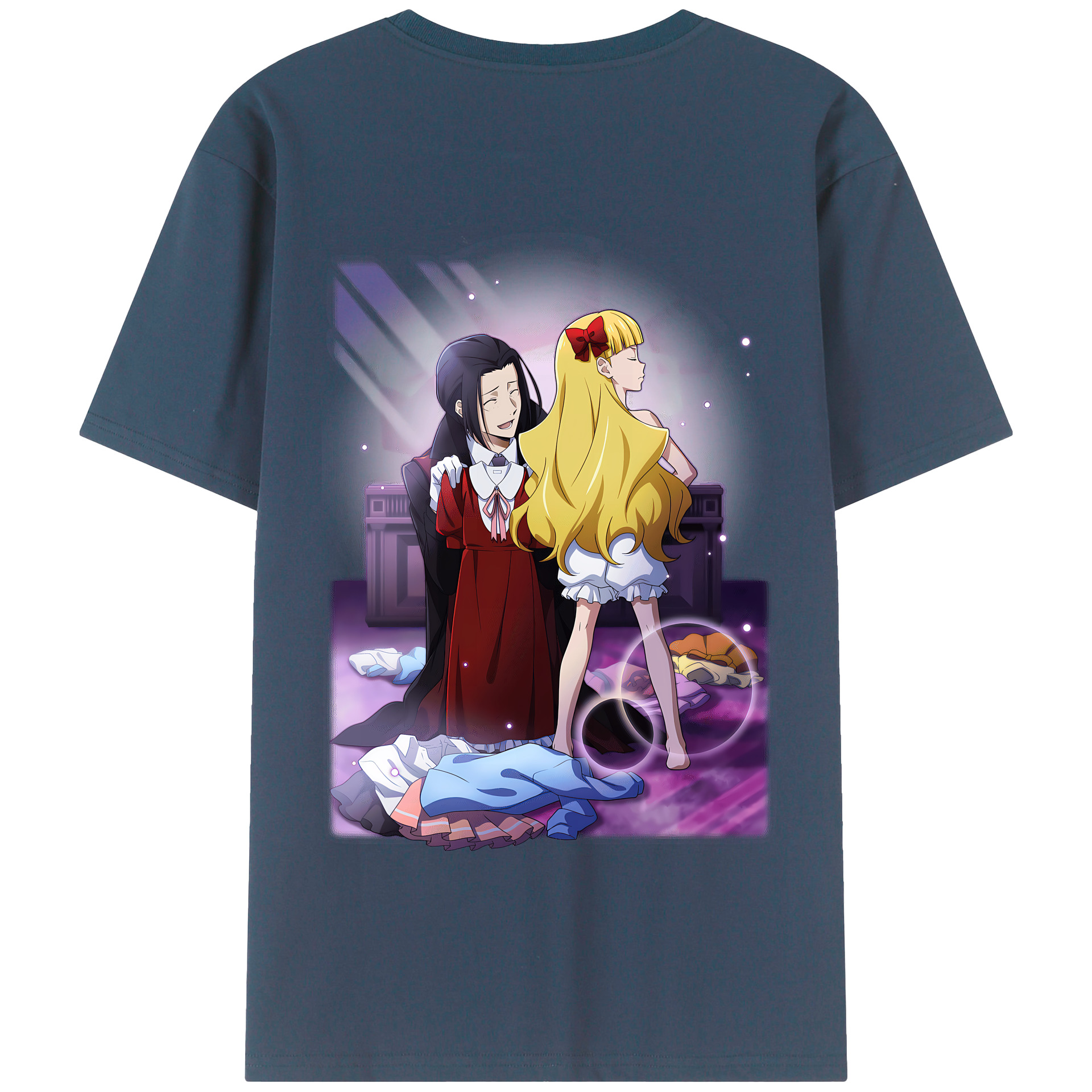 （画像用） 文豪ストレイドッグス Bungo Stray Dogs 綿100％半袖Tシャツ（背面プリント）