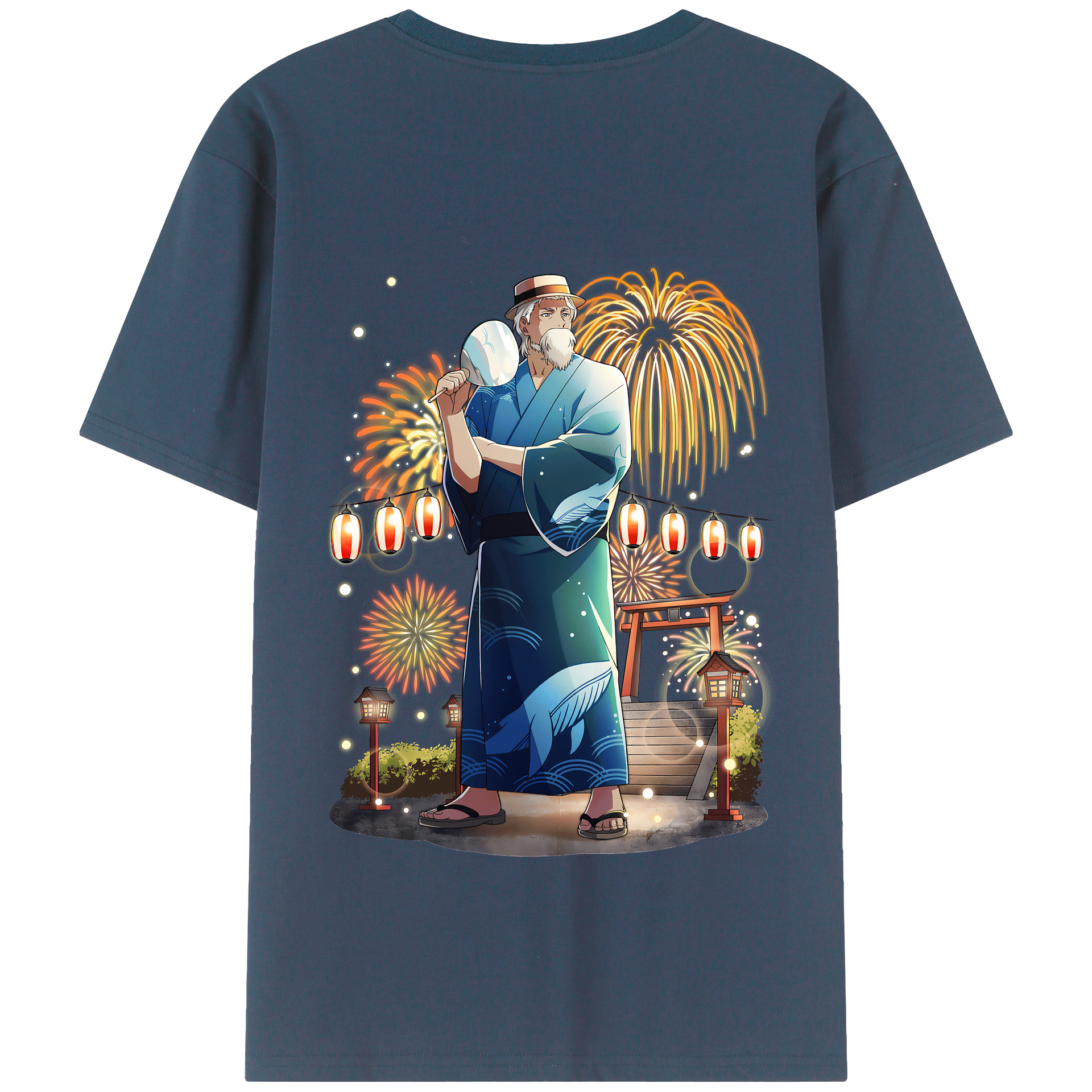 （画像用） 文豪ストレイドッグス Bungo Stray Dogs 綿100％半袖Tシャツ（背面プリント）
