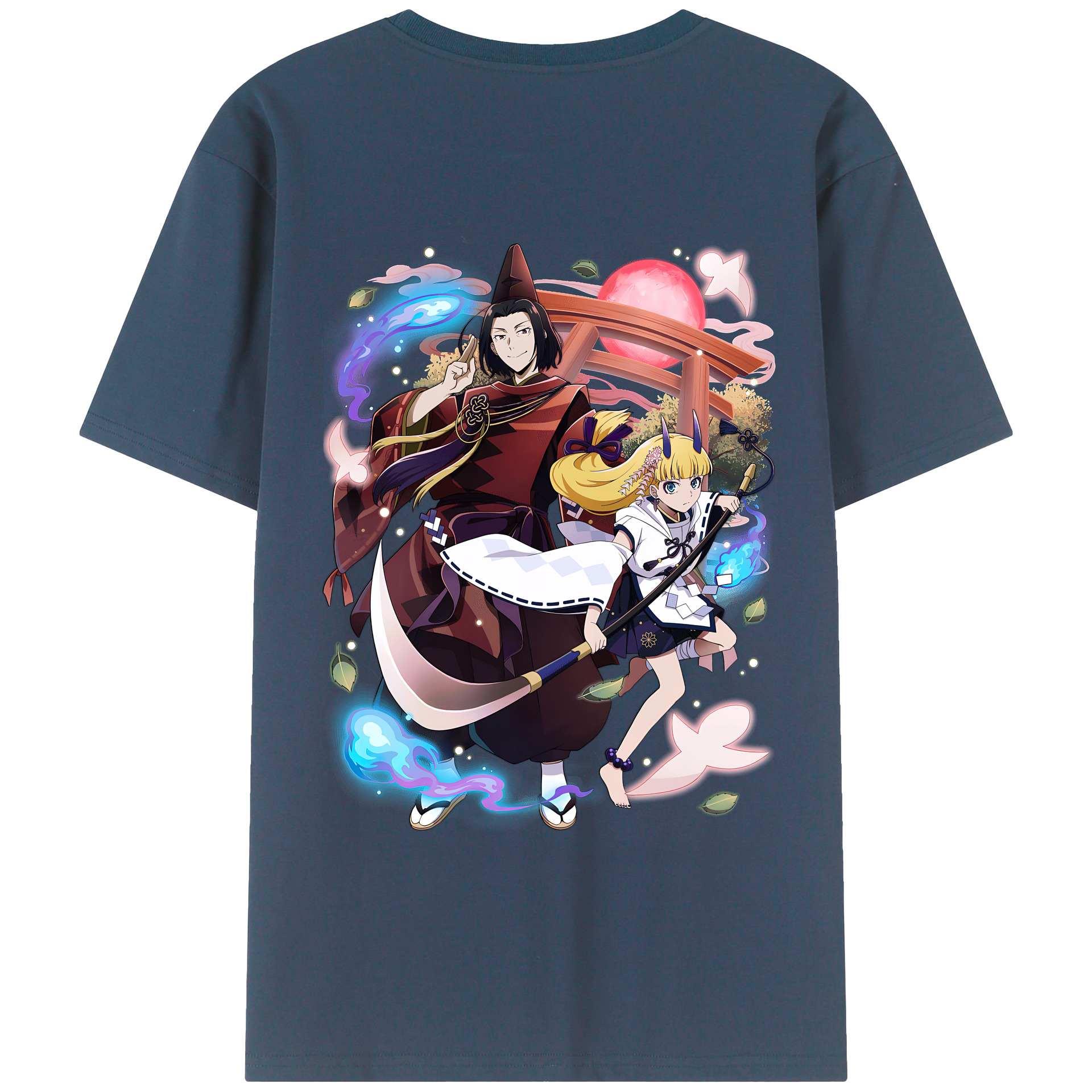 （画像用） 文豪ストレイドッグス Bungo Stray Dogs 綿100％半袖Tシャツ（背面プリント）