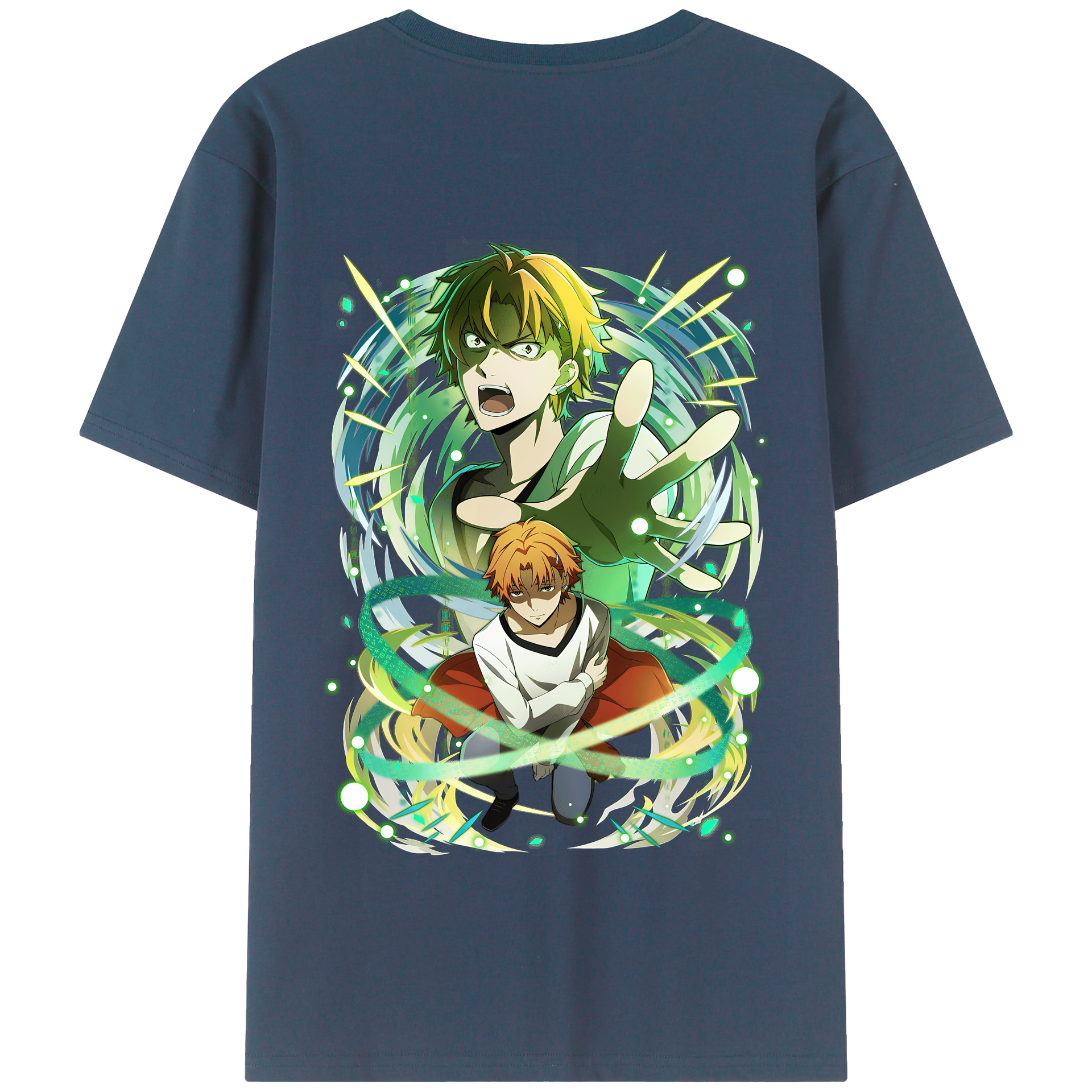 （画像用） 文豪ストレイドッグス Bungo Stray Dogs 綿100％半袖Tシャツ（背面プリント）