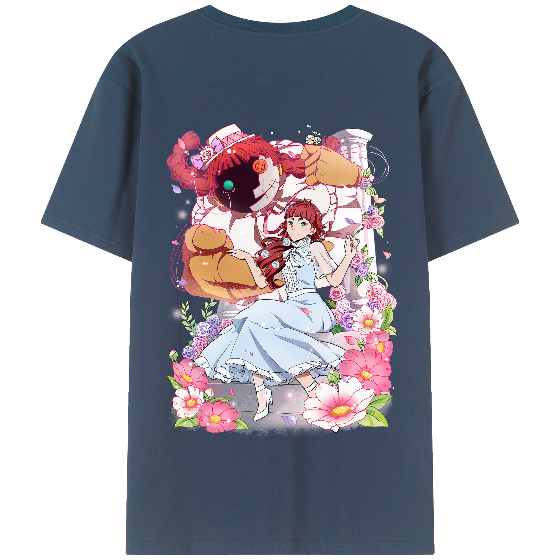 （画像用） 文豪ストレイドッグス Bungo Stray Dogs 綿100％半袖Tシャツ（背面プリント）