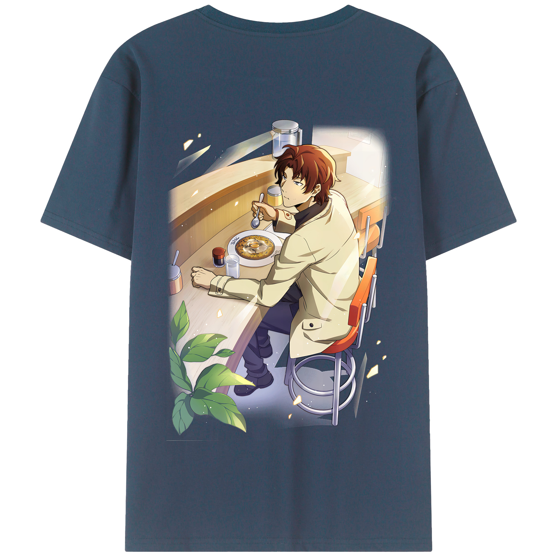 （画像用） 文豪ストレイドッグス Bungo Stray Dogs 綿100％半袖Tシャツ（背面プリント）