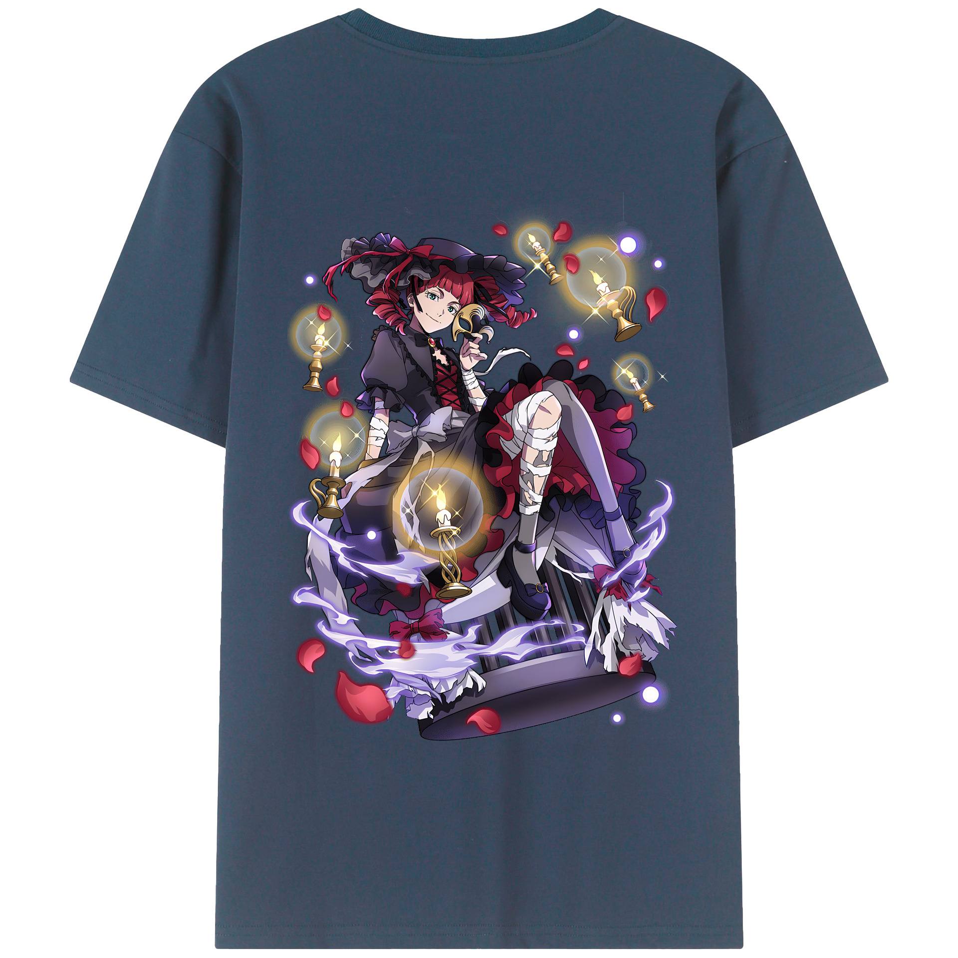 （画像用） 文豪ストレイドッグス Bungo Stray Dogs 綿100％半袖Tシャツ（背面プリント）