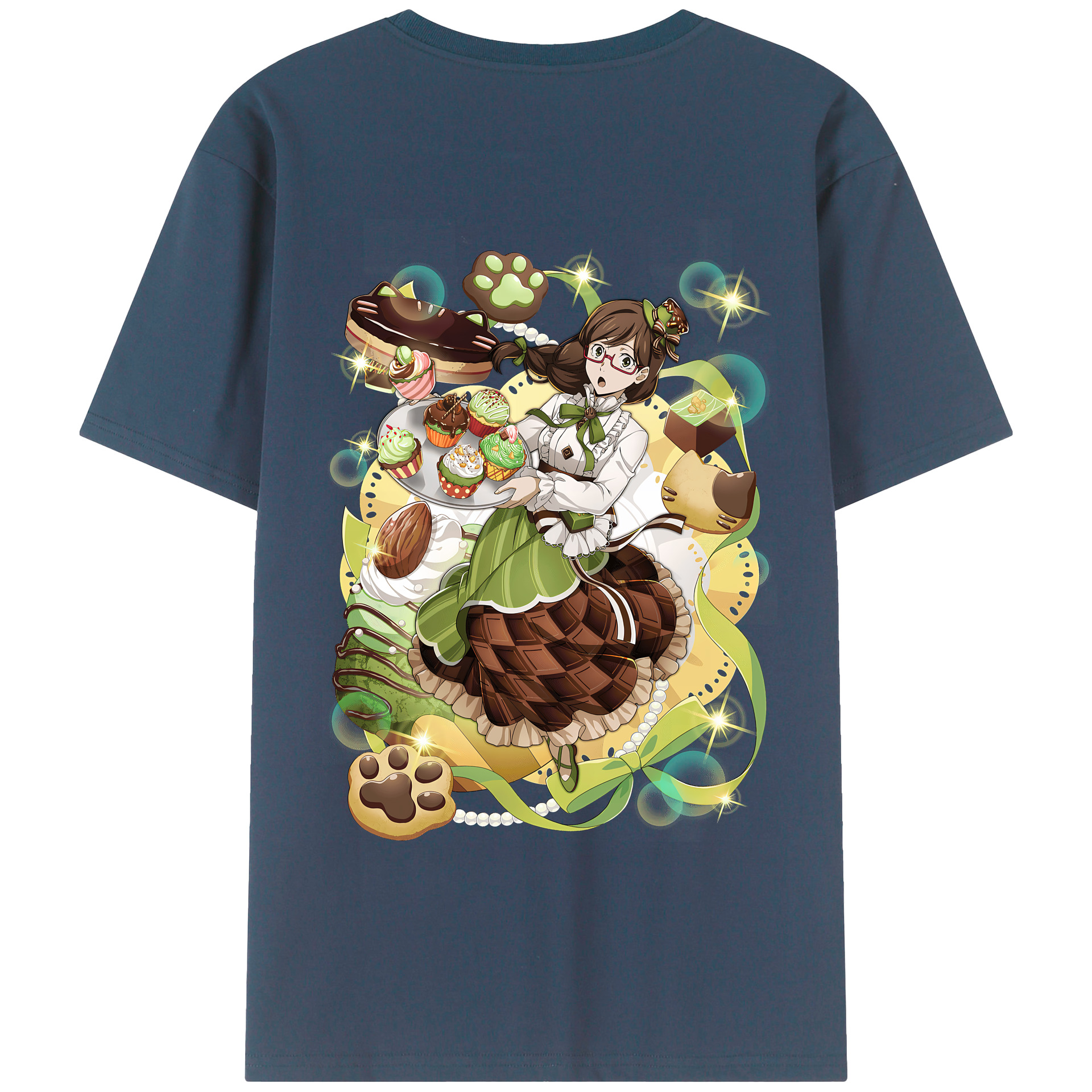 （画像用） 文豪ストレイドッグス Bungo Stray Dogs 綿100％半袖Tシャツ（背面プリント）