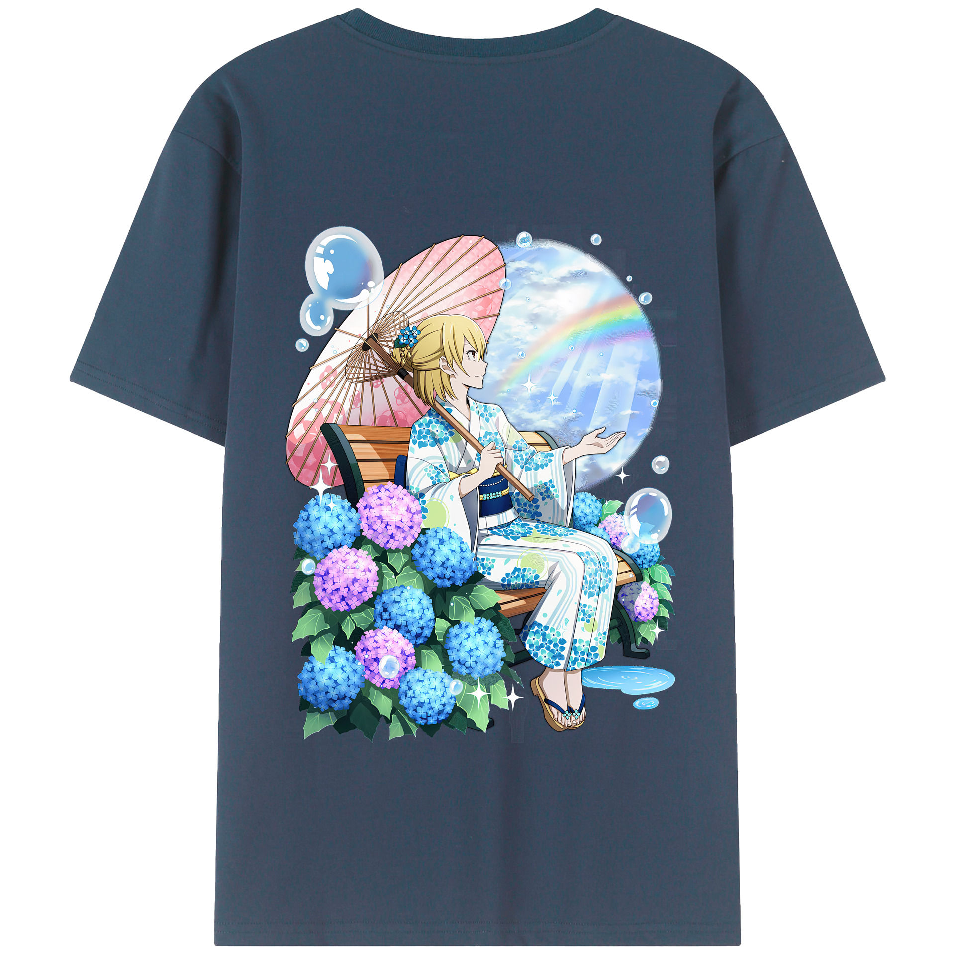 （画像用） 文豪ストレイドッグス Bungo Stray Dogs 綿100％半袖Tシャツ（背面プリント）
