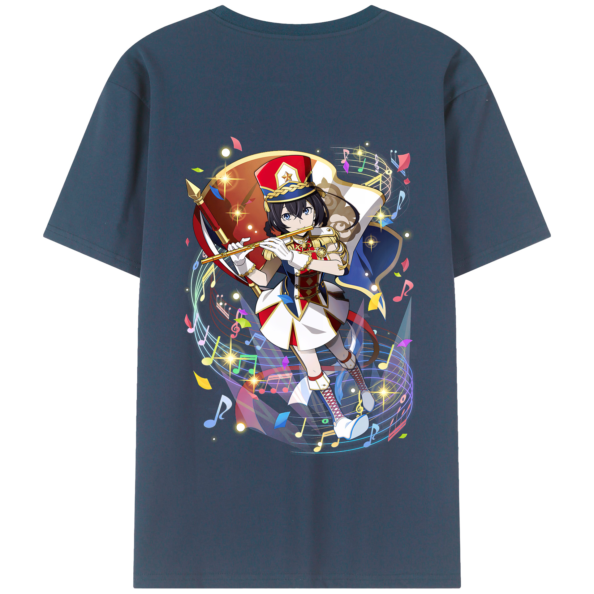 （画像用） 文豪ストレイドッグス Bungo Stray Dogs 綿100％半袖Tシャツ（背面プリント）