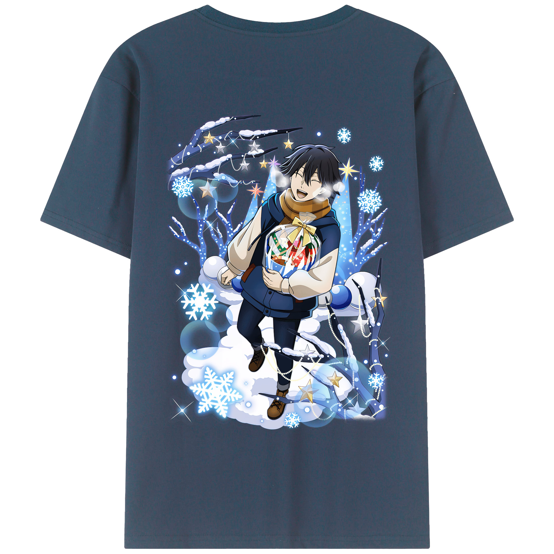 （画像用） 文豪ストレイドッグス Bungo Stray Dogs 綿100％半袖Tシャツ（背面プリント）