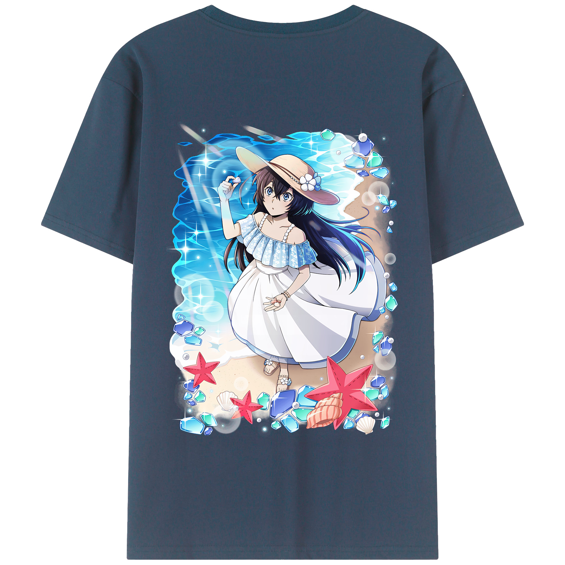 （画像用） 文豪ストレイドッグス Bungo Stray Dogs 綿100％半袖Tシャツ（背面プリント）
