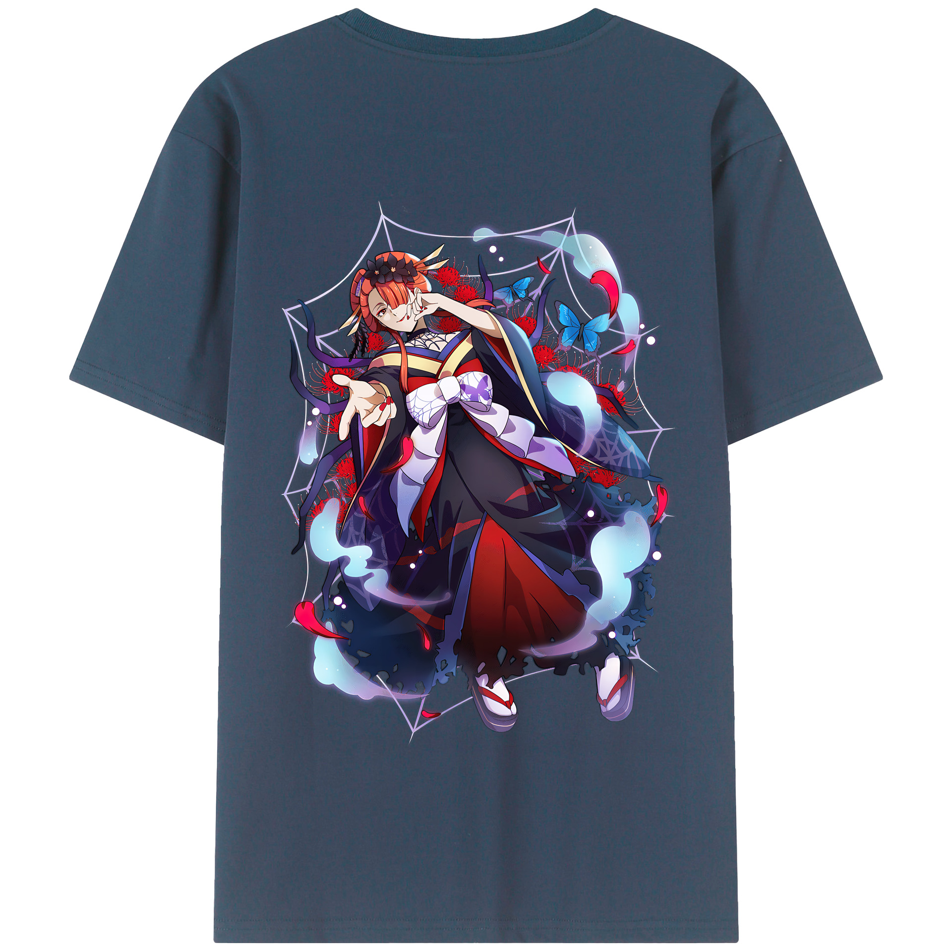 （画像用） 文豪ストレイドッグス Bungo Stray Dogs 綿100％半袖Tシャツ（背面プリント）