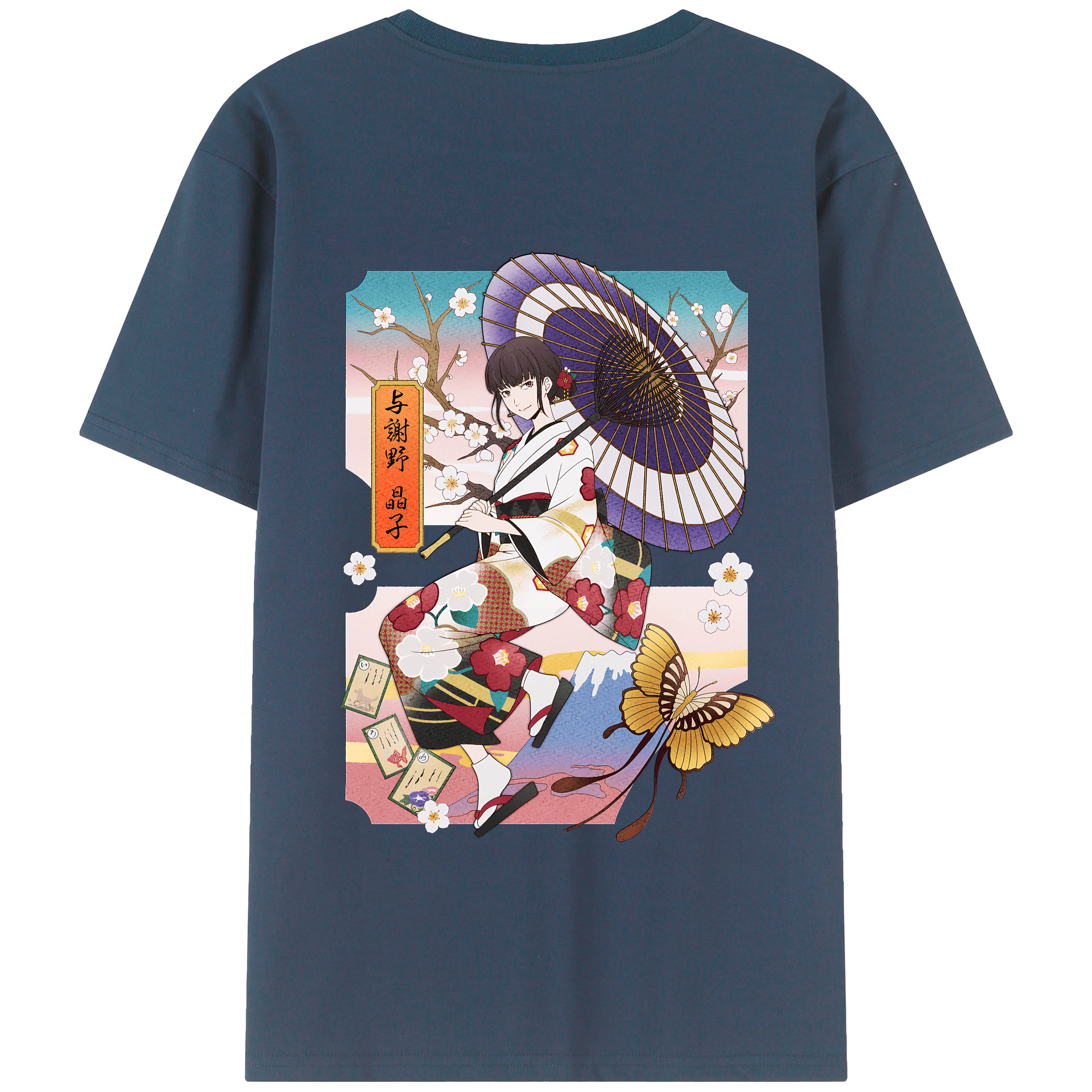 （画像用） 文豪ストレイドッグス Bungo Stray Dogs 綿100％半袖Tシャツ（背面プリント）