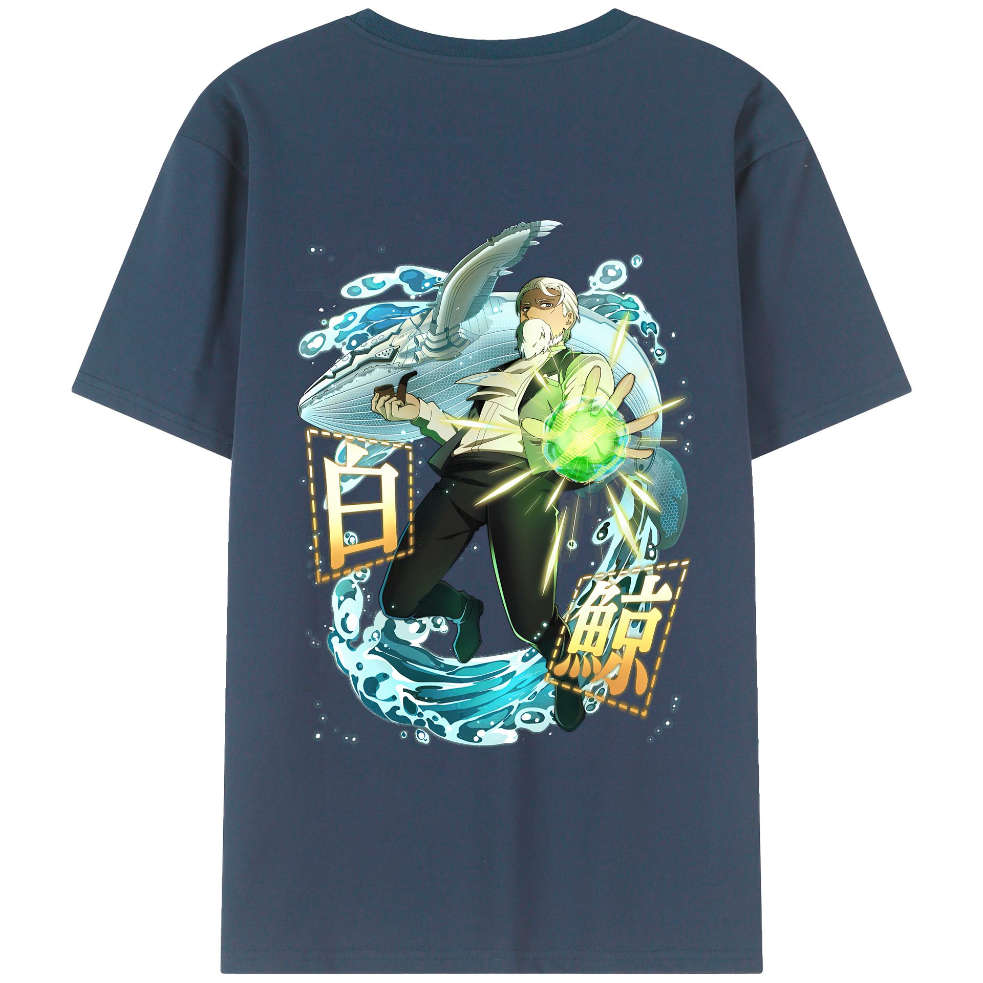 （画像用） 文豪ストレイドッグス Bungo Stray Dogs 綿100％半袖Tシャツ（背面プリント）