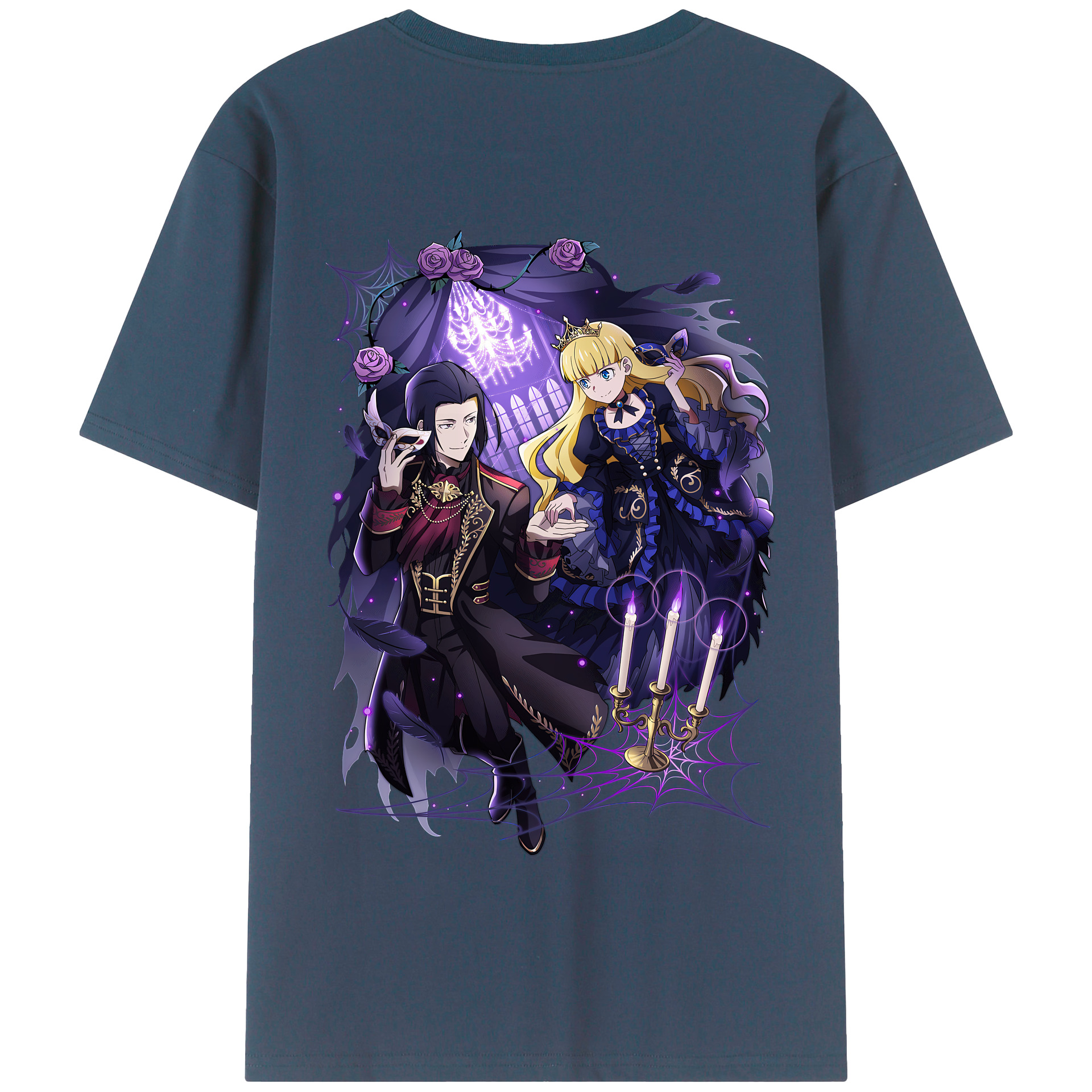 （画像用） 文豪ストレイドッグス Bungo Stray Dogs 綿100％半袖Tシャツ（背面プリント）