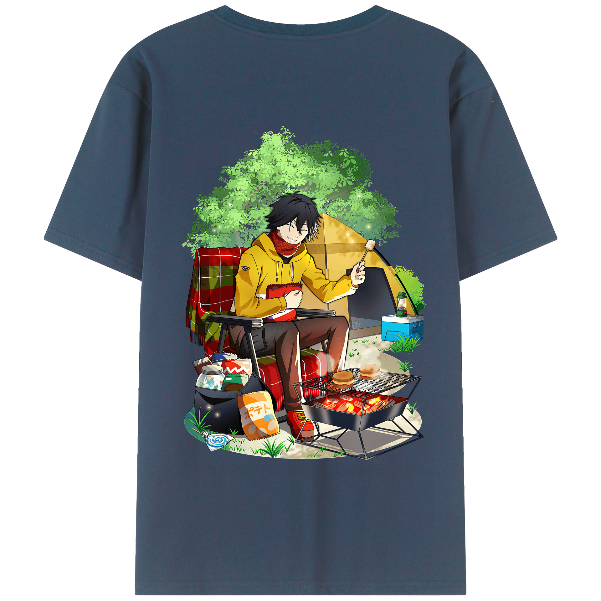 （画像用） 文豪ストレイドッグス Bungo Stray Dogs 綿100％半袖Tシャツ（背面プリント）