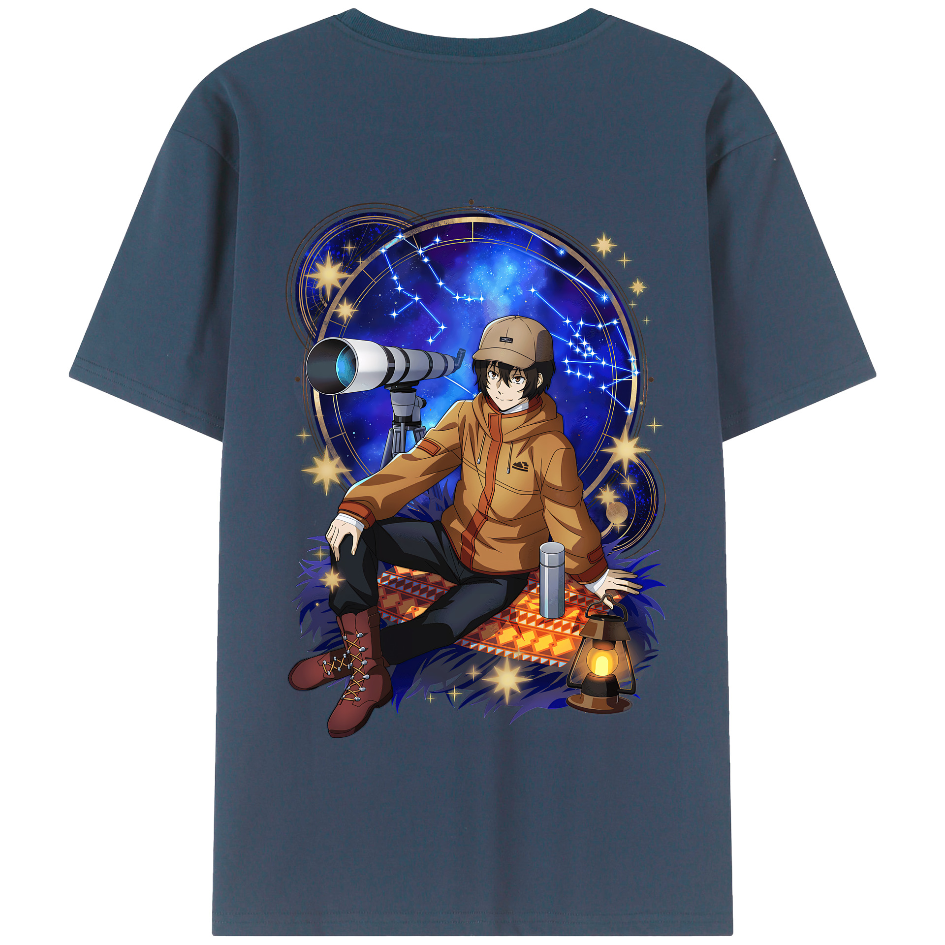 （画像用） 文豪ストレイドッグス Bungo Stray Dogs 綿100％半袖Tシャツ（背面プリント）