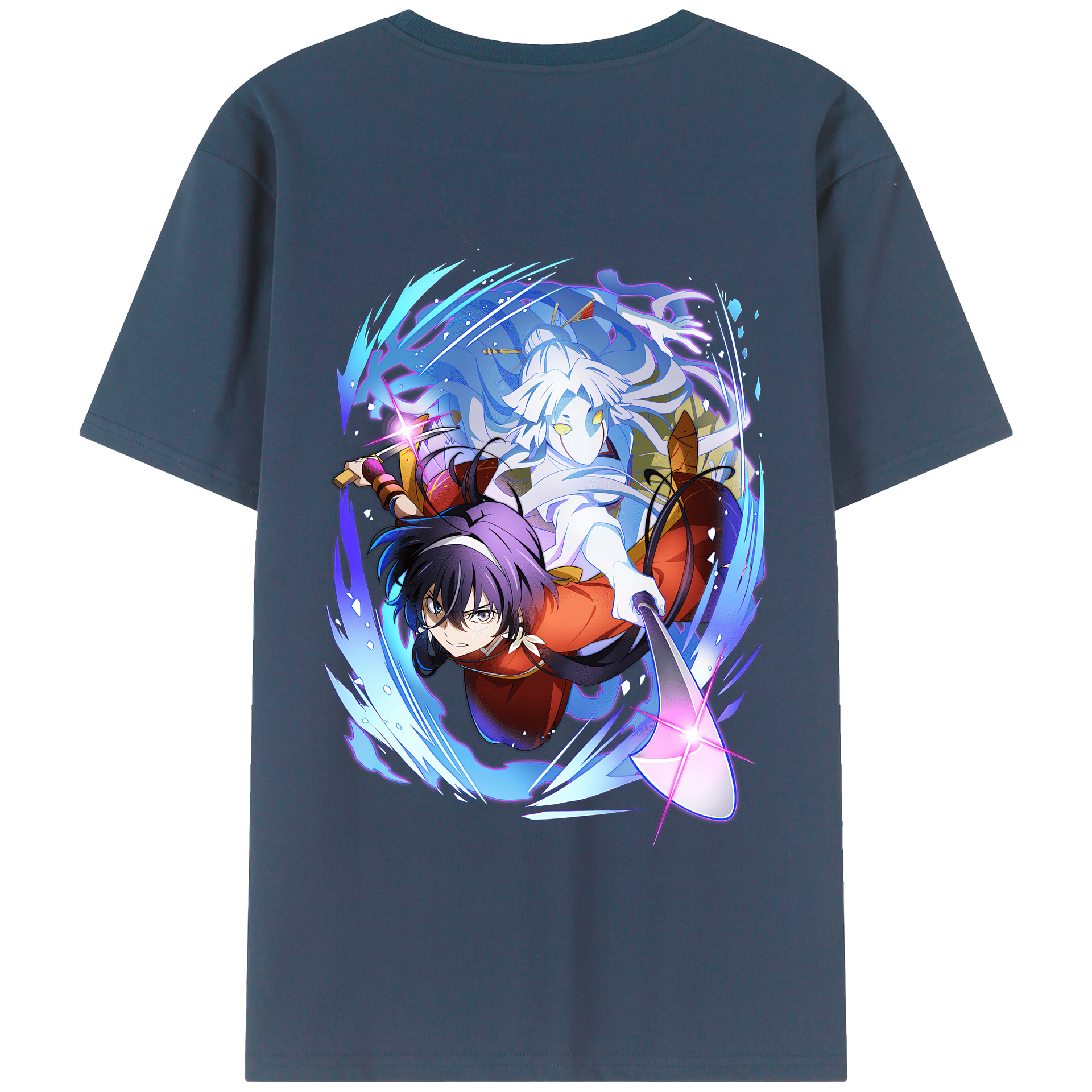 （画像用） 文豪ストレイドッグス Bungo Stray Dogs 綿100％半袖Tシャツ（背面プリント）