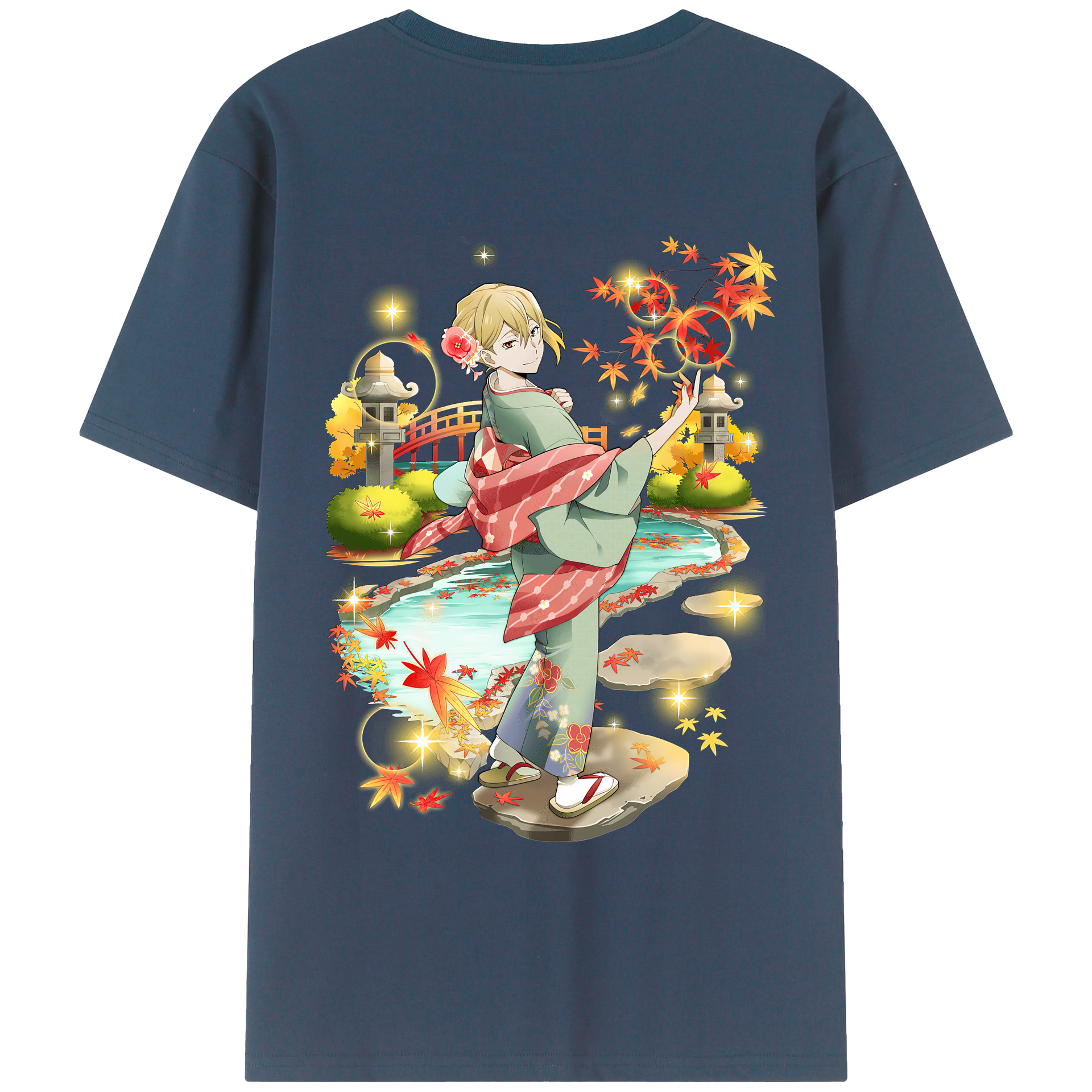 （画像用） 文豪ストレイドッグス Bungo Stray Dogs 綿100％半袖Tシャツ（背面プリント）