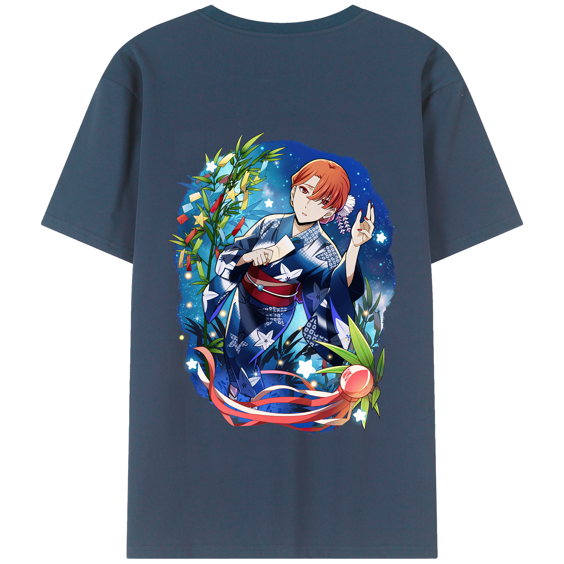 （画像用） 文豪ストレイドッグス Bungo Stray Dogs 綿100％半袖Tシャツ（背面プリント）