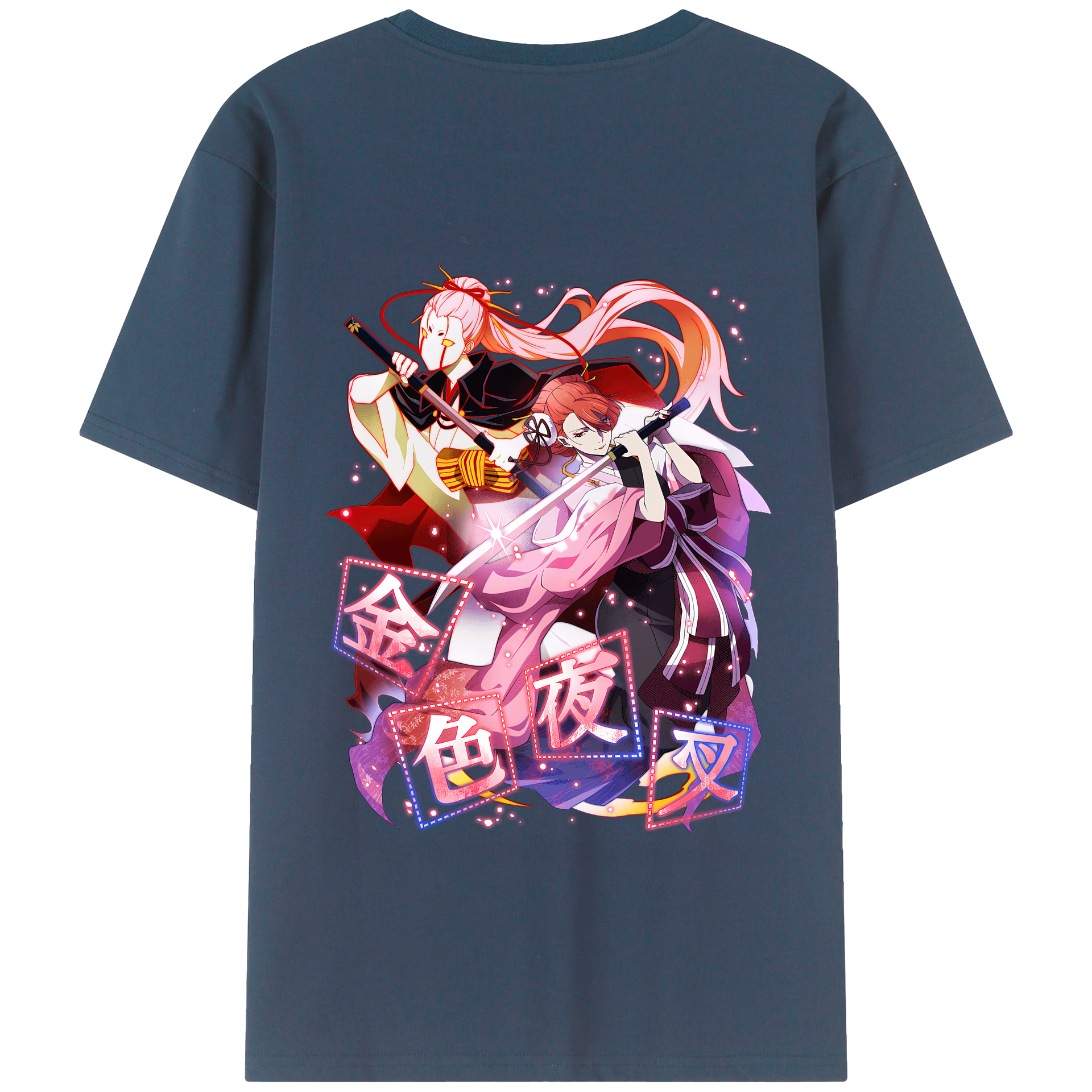 （画像用） 文豪ストレイドッグス Bungo Stray Dogs 綿100％半袖Tシャツ（背面プリント）