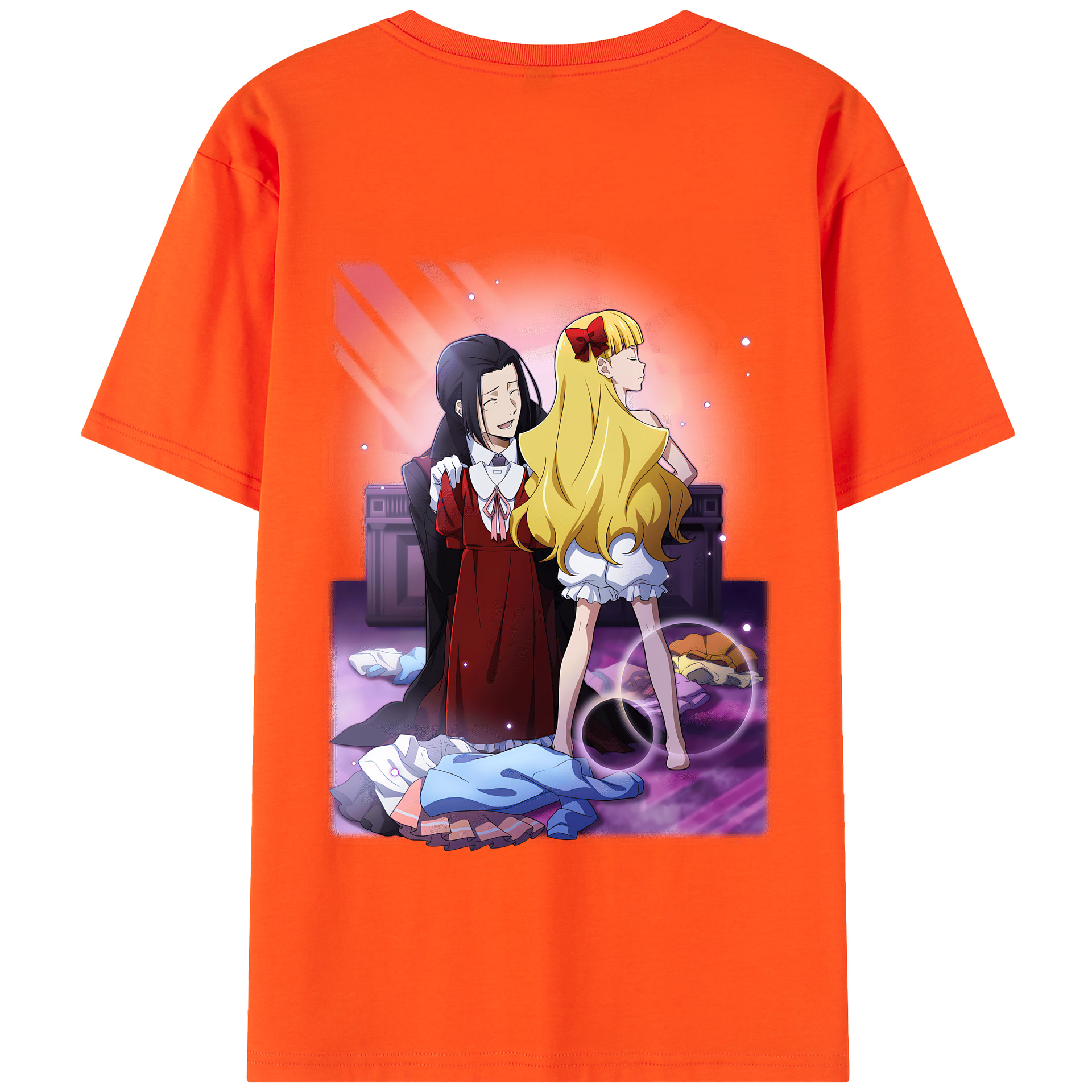 （画像用） 文豪ストレイドッグス Bungo Stray Dogs 綿100％半袖Tシャツ（背面プリント）