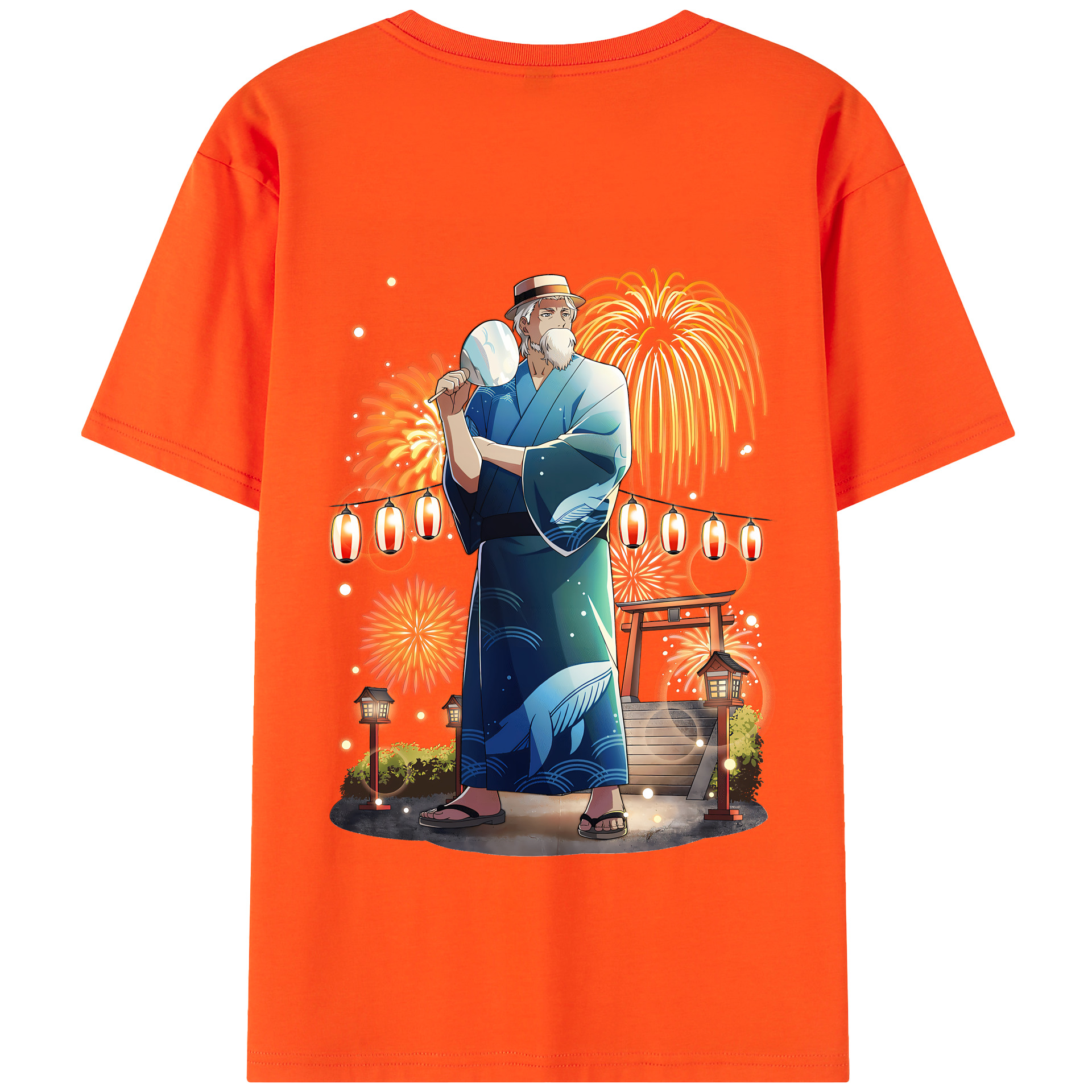 （画像用） 文豪ストレイドッグス Bungo Stray Dogs 綿100％半袖Tシャツ（背面プリント）