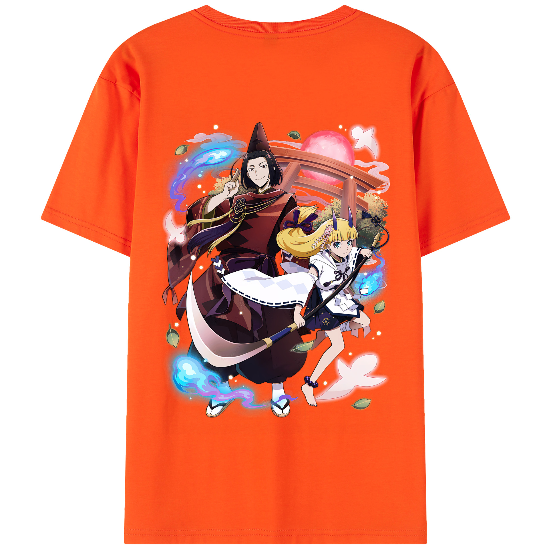 （画像用） 文豪ストレイドッグス Bungo Stray Dogs 綿100％半袖Tシャツ（背面プリント）