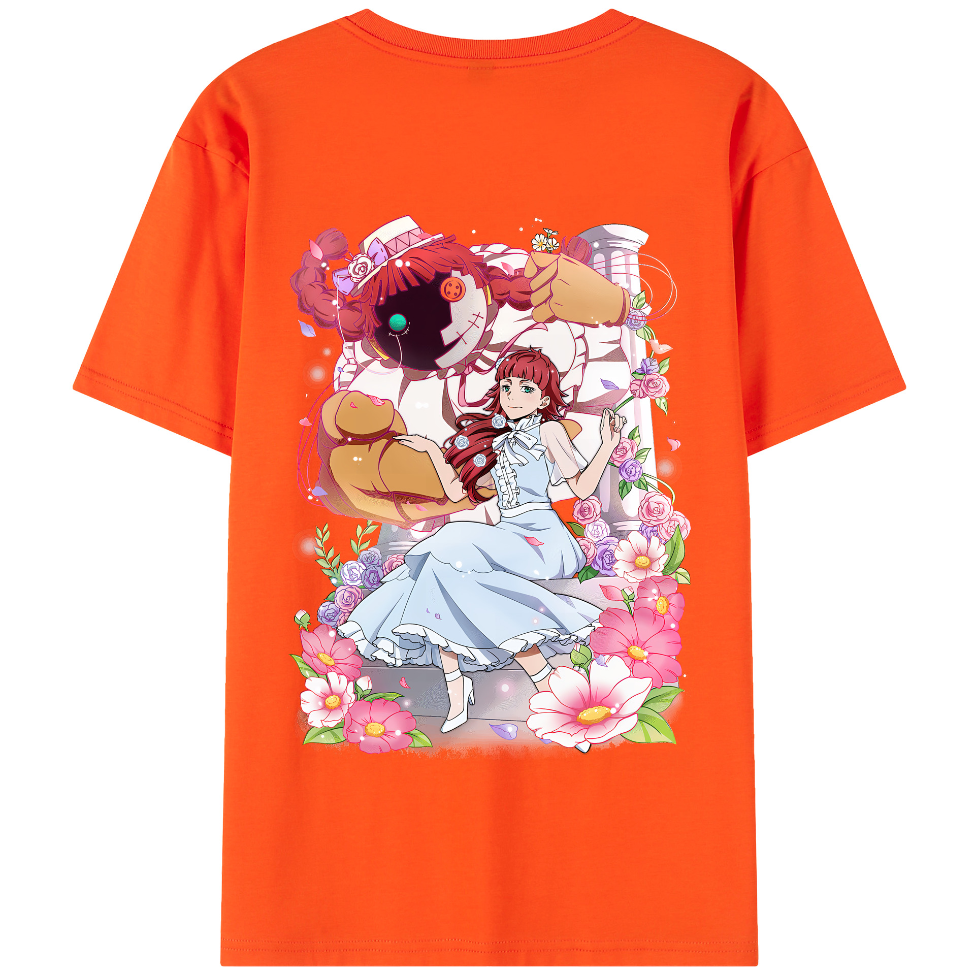 （画像用） 文豪ストレイドッグス Bungo Stray Dogs 綿100％半袖Tシャツ（背面プリント）