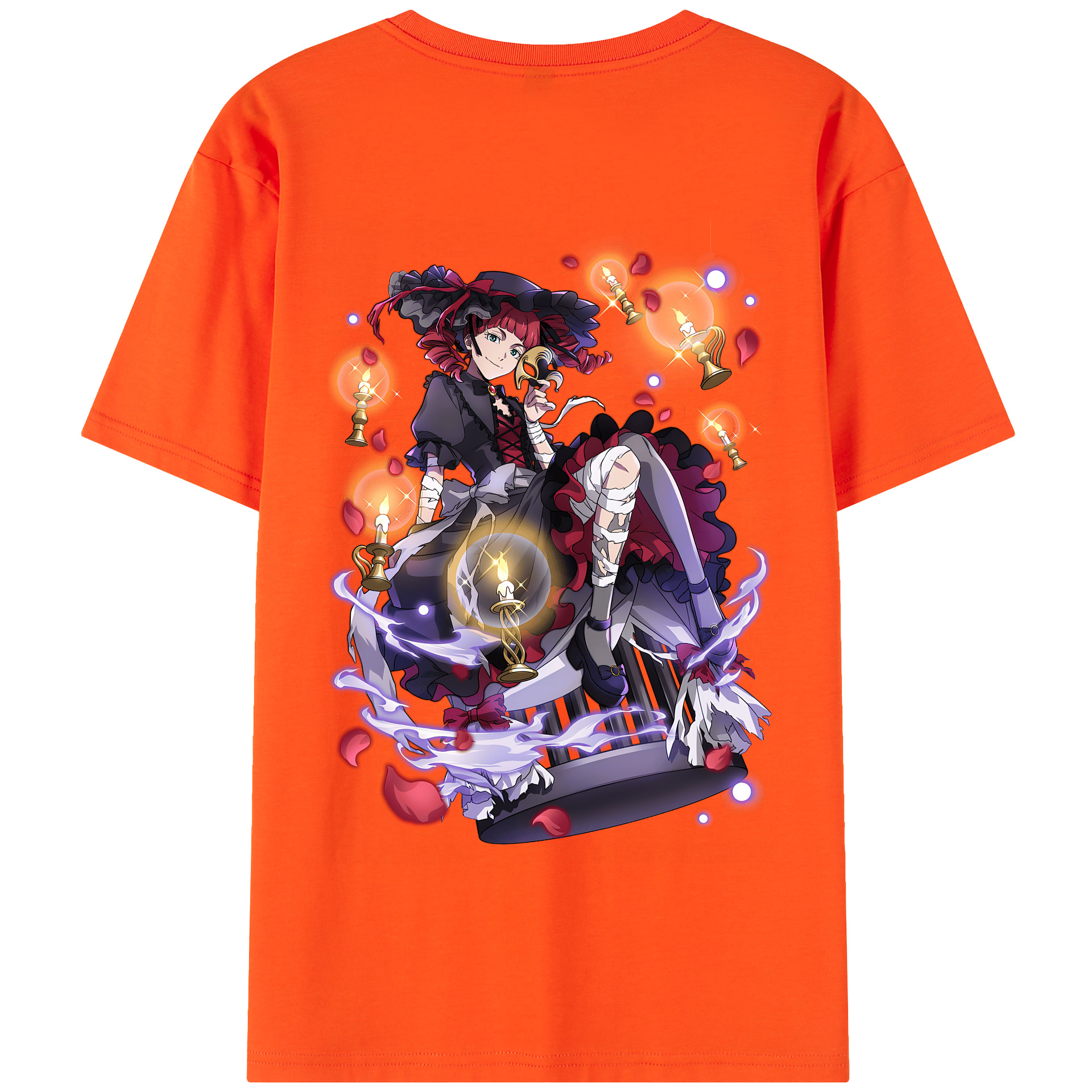 （画像用） 文豪ストレイドッグス Bungo Stray Dogs 綿100％半袖Tシャツ（背面プリント）