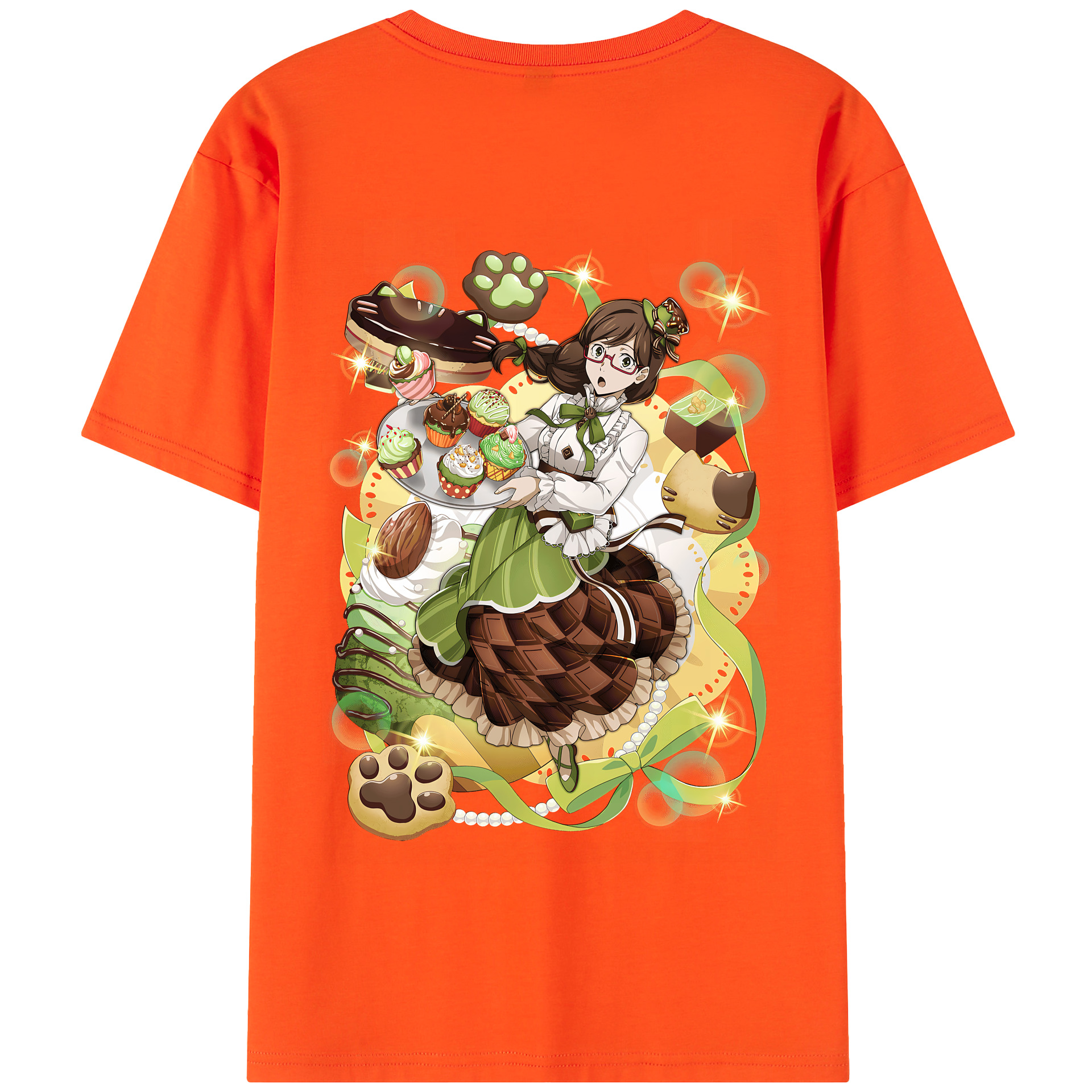 （画像用） 文豪ストレイドッグス Bungo Stray Dogs 綿100％半袖Tシャツ（背面プリント）