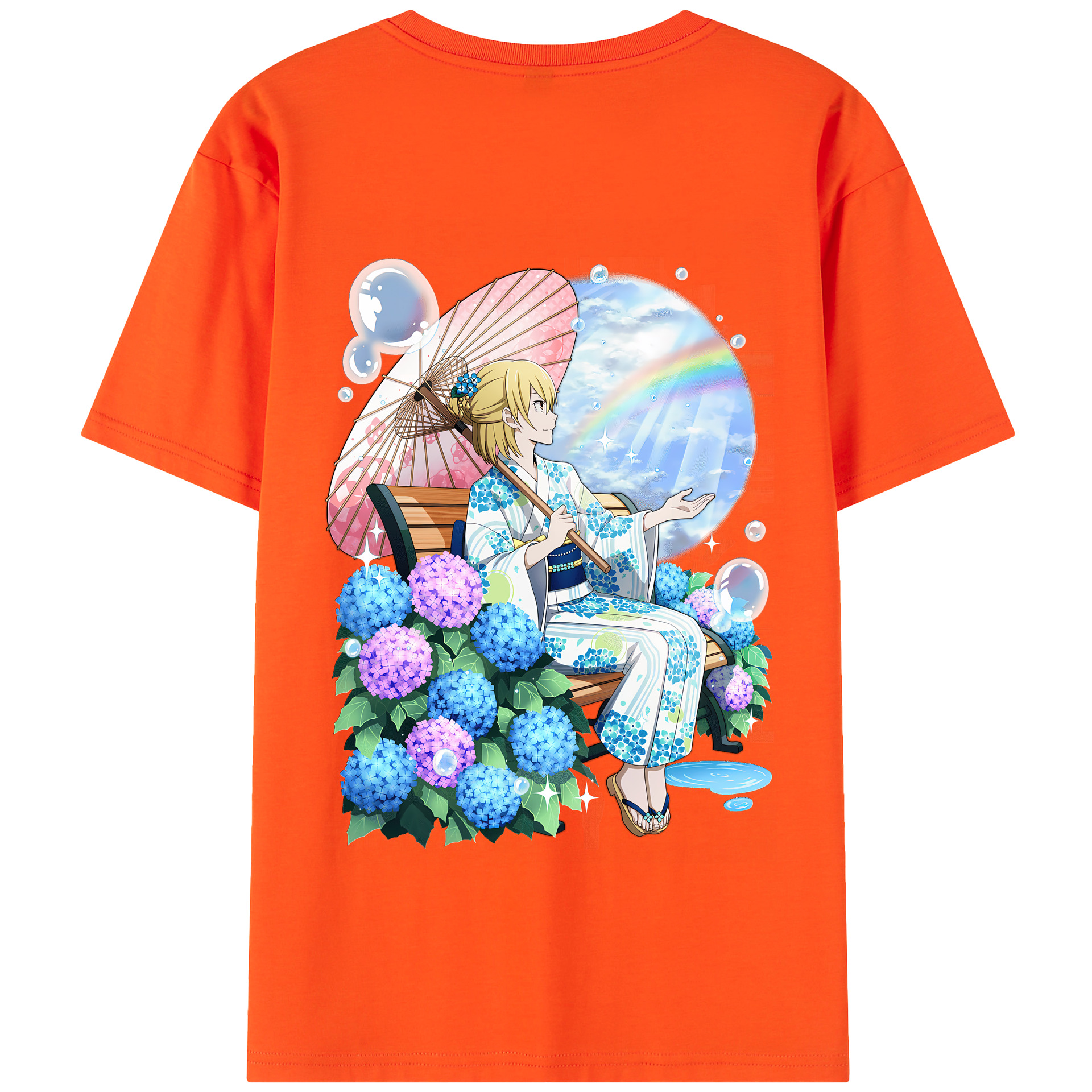（画像用） 文豪ストレイドッグス Bungo Stray Dogs 綿100％半袖Tシャツ（背面プリント）