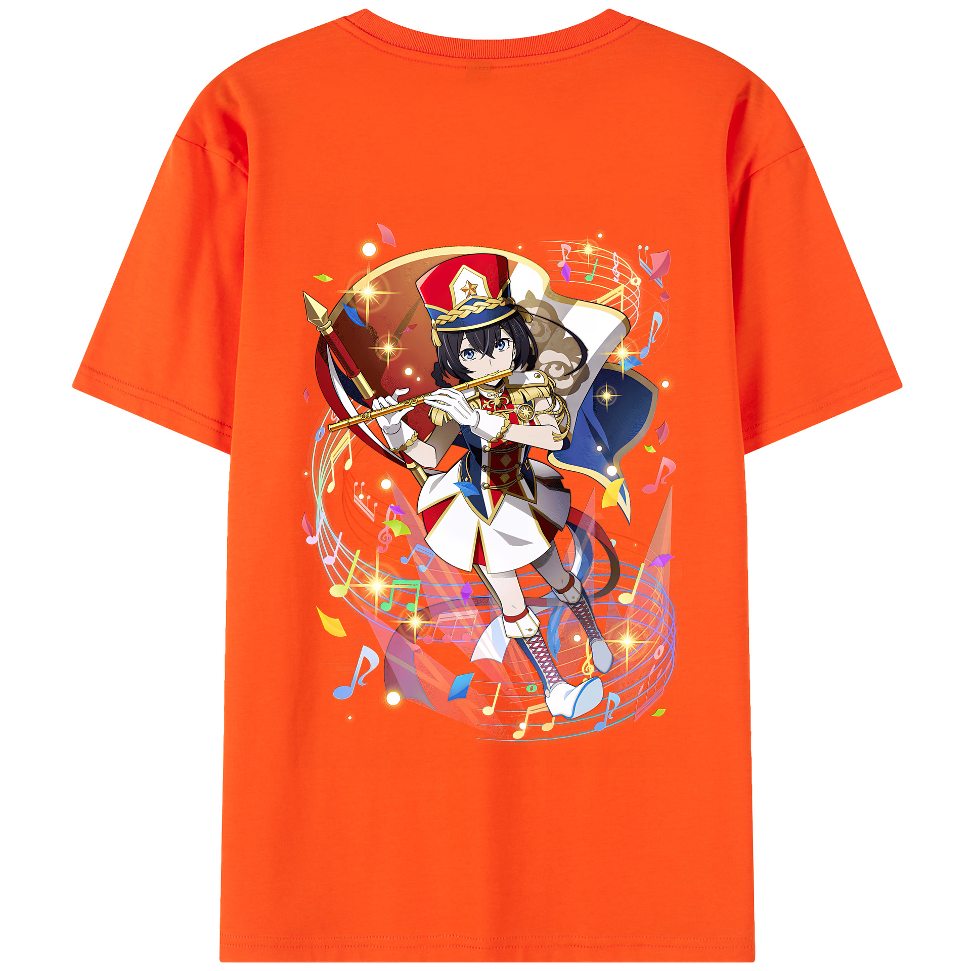 （画像用） 文豪ストレイドッグス Bungo Stray Dogs 綿100％半袖Tシャツ（背面プリント）