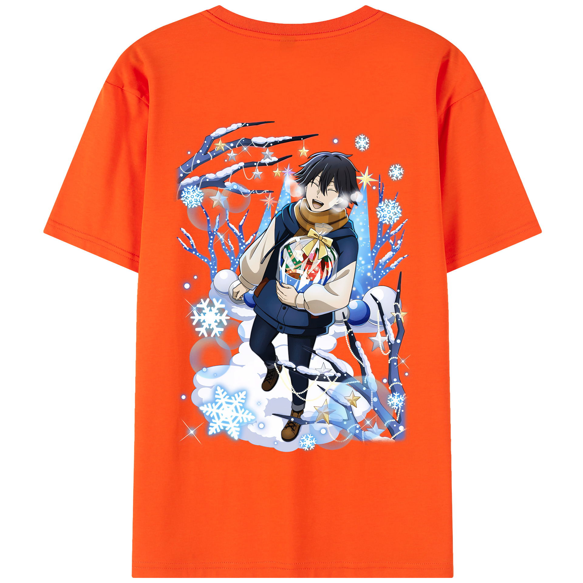 （画像用） 文豪ストレイドッグス Bungo Stray Dogs 綿100％半袖Tシャツ（背面プリント）