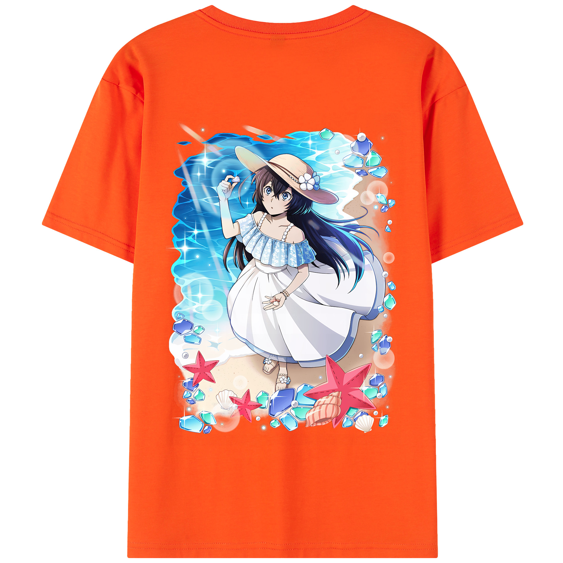 （画像用） 文豪ストレイドッグス Bungo Stray Dogs 綿100％半袖Tシャツ（背面プリント）