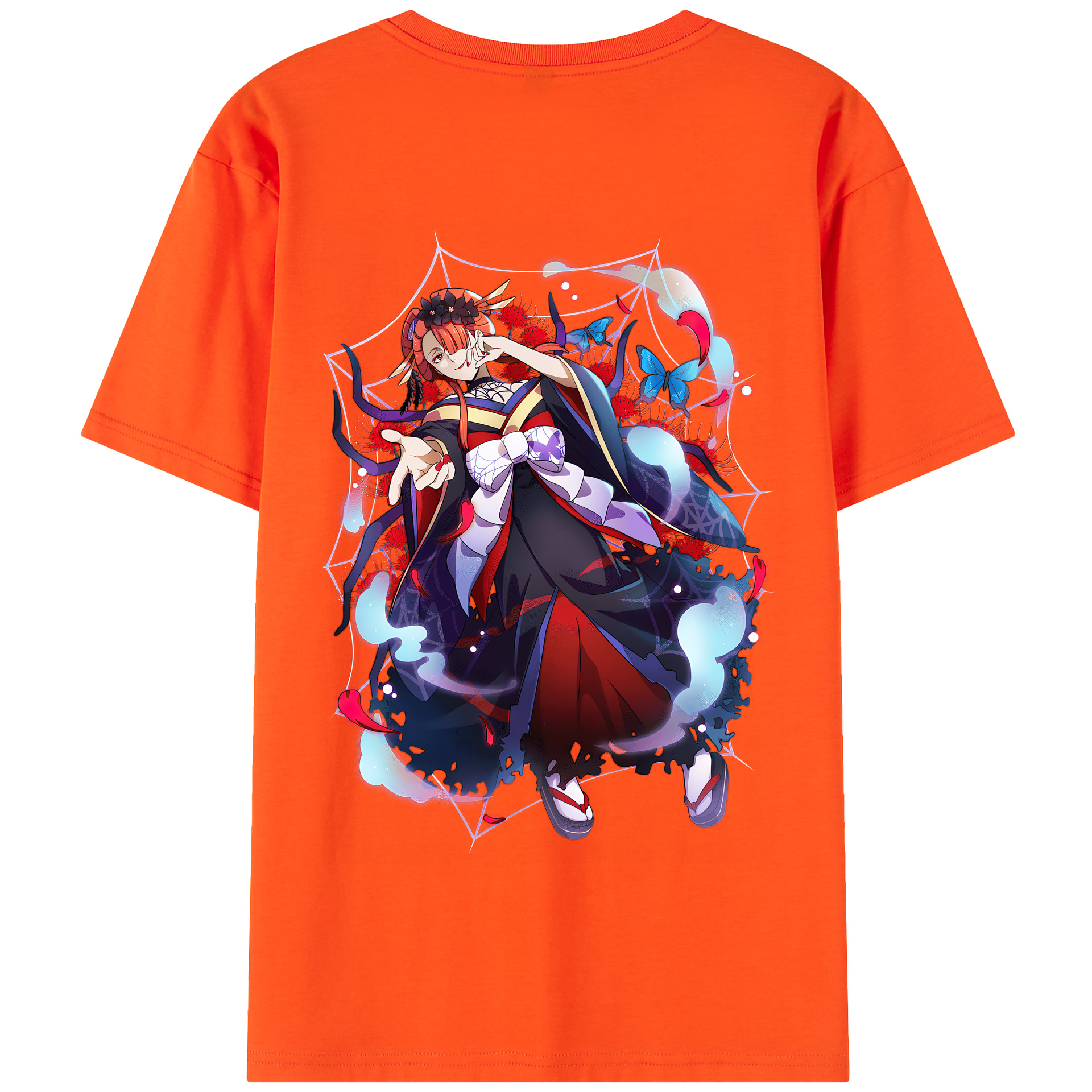 （画像用） 文豪ストレイドッグス Bungo Stray Dogs 綿100％半袖Tシャツ（背面プリント）