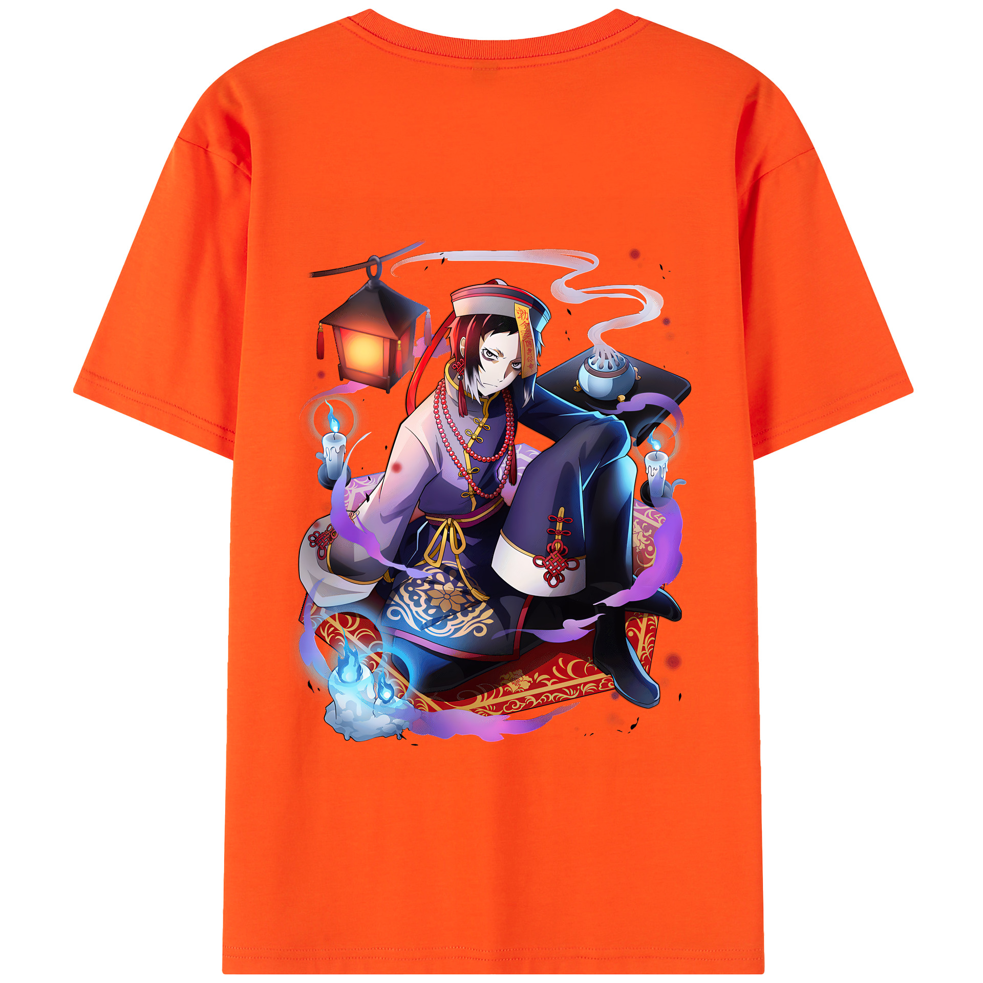 （画像用） 文豪ストレイドッグス Bungo Stray Dogs 綿100％半袖Tシャツ（背面プリント）