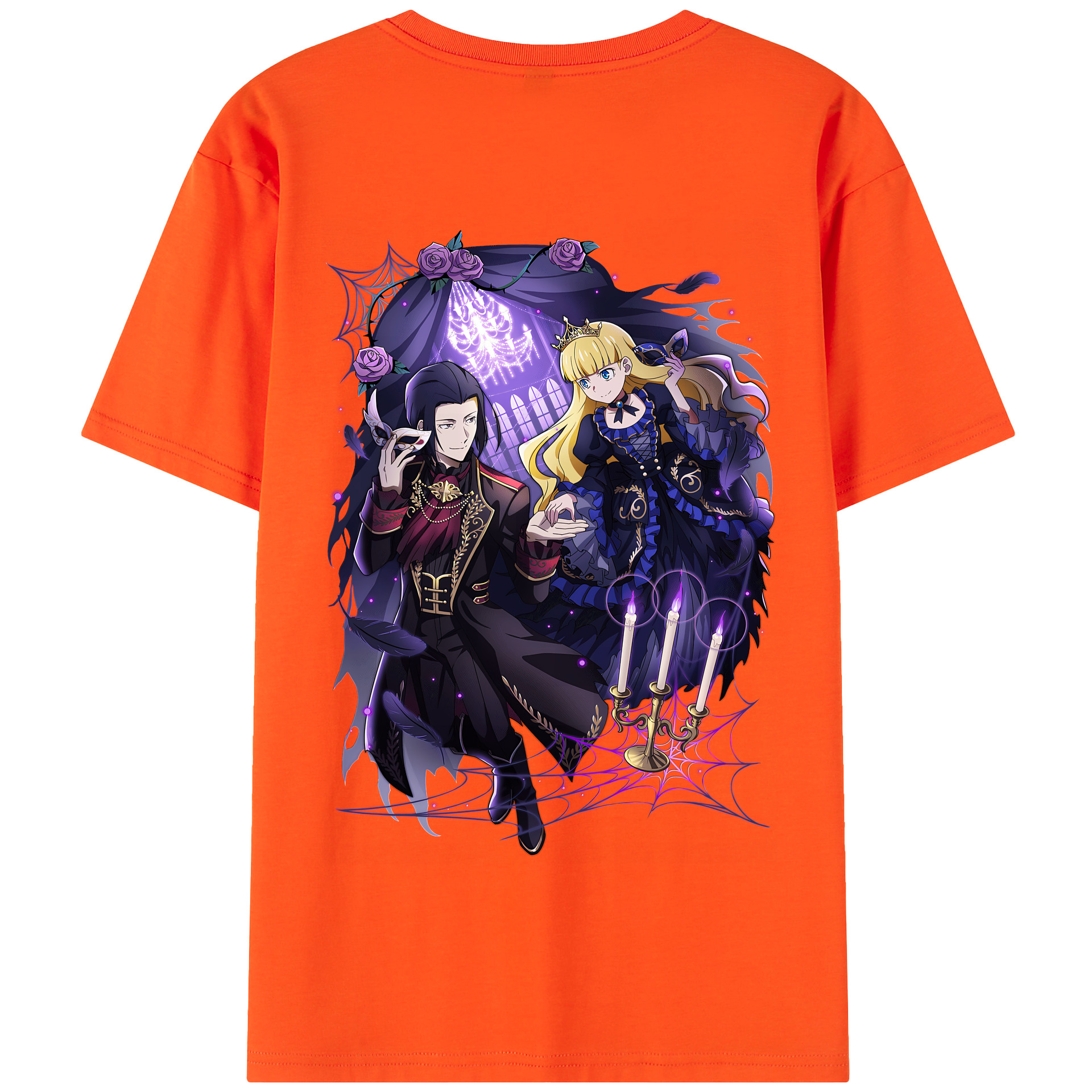 （画像用） 文豪ストレイドッグス Bungo Stray Dogs 綿100％半袖Tシャツ（背面プリント）
