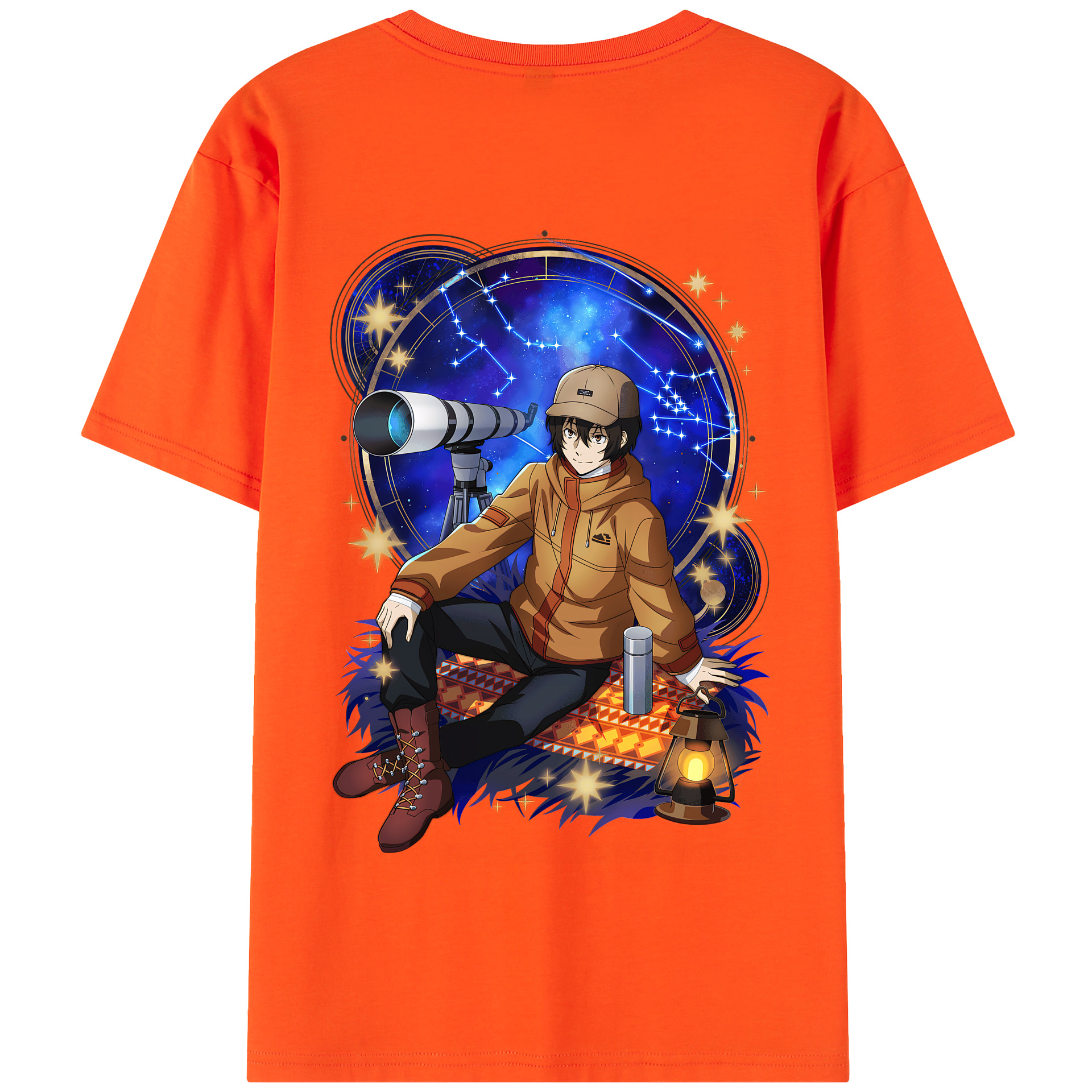 （画像用） 文豪ストレイドッグス Bungo Stray Dogs 綿100％半袖Tシャツ（背面プリント）