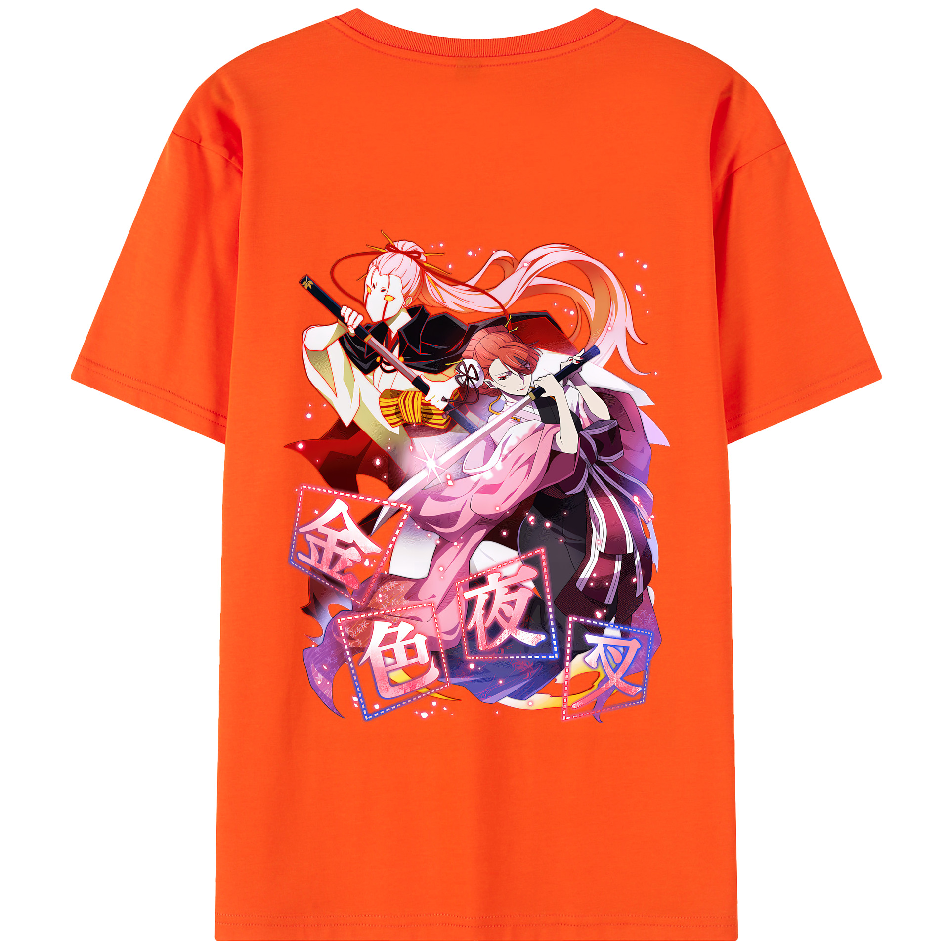 （画像用） 文豪ストレイドッグス Bungo Stray Dogs 綿100％半袖Tシャツ（背面プリント）